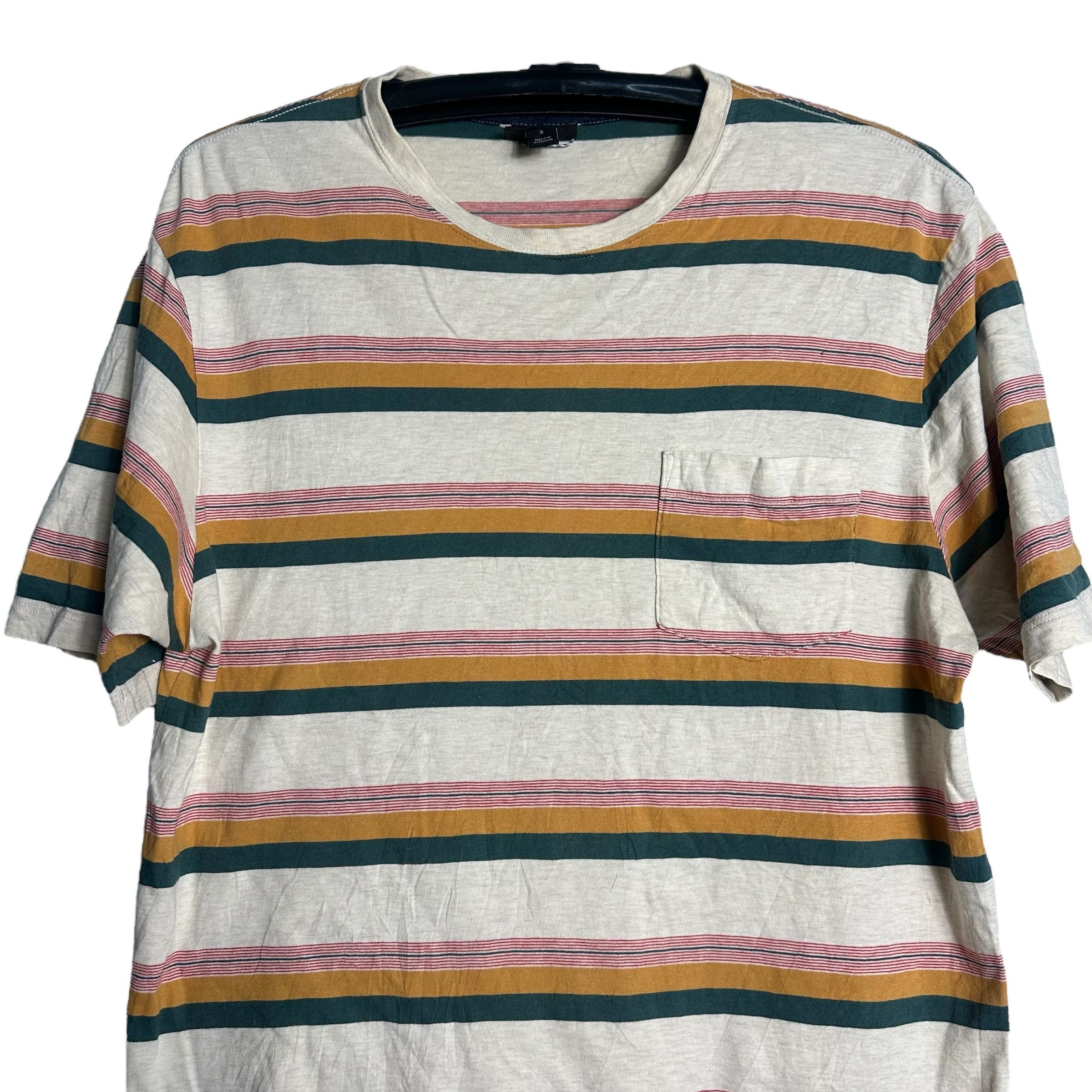 Patagonia 🔥RARE🔥Vintage Patagonia Striped Single Pocket T-shirt Size US S / EU 44-46 / 1 - 2 Thumbnail