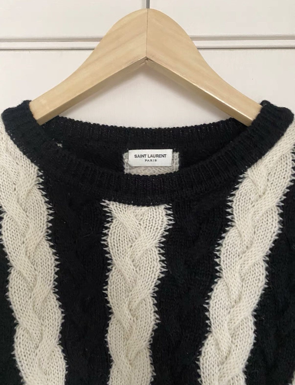 Saint Laurent Paris Saint Laurent Paris SLP Men's Wool Sweater Size US M / EU 48-50 / 2 - 2 Thumbnail