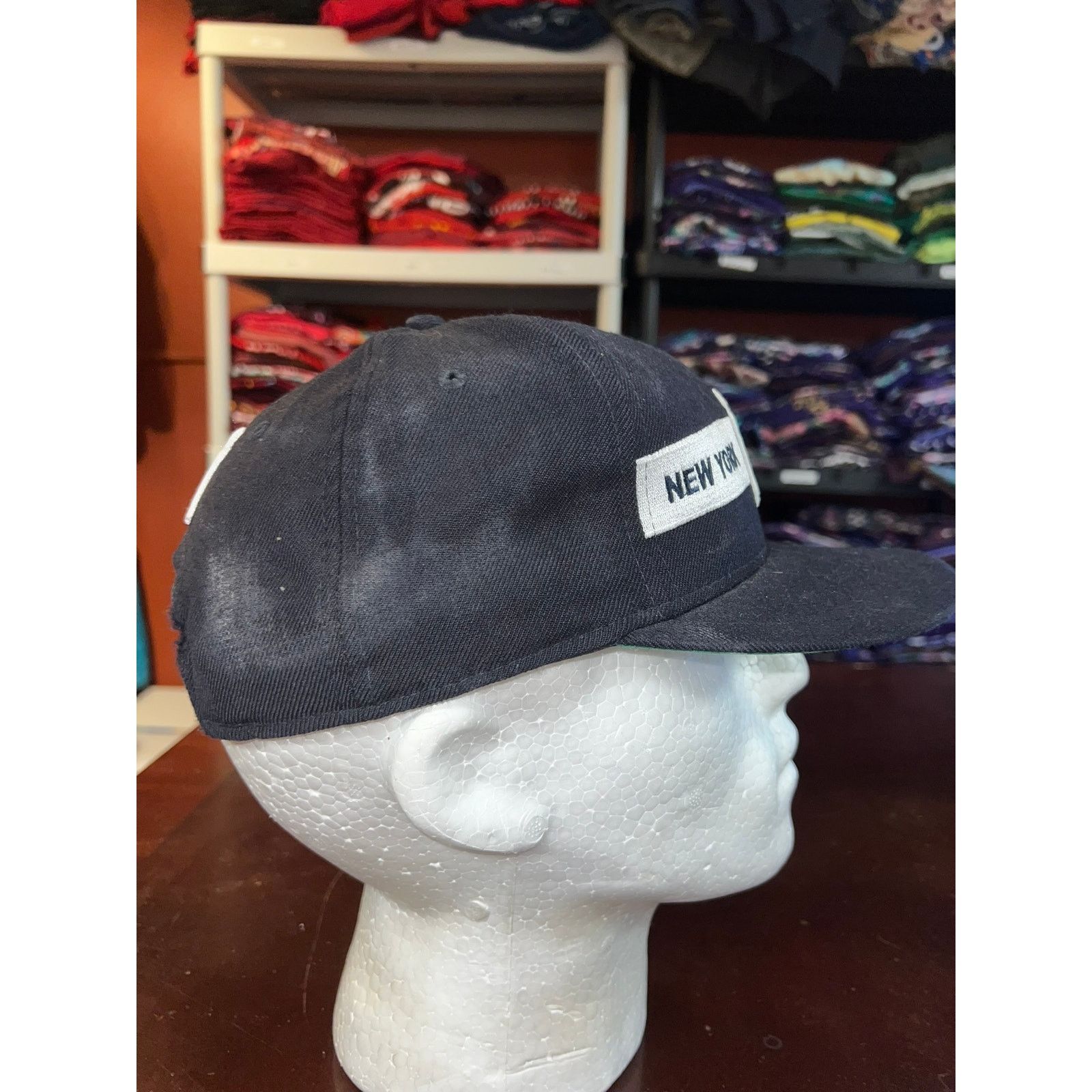 Vintage New York Yankees Hat New Era MLB Baseball Snapback Cap Faded Size ONE SIZE - 9 Thumbnail