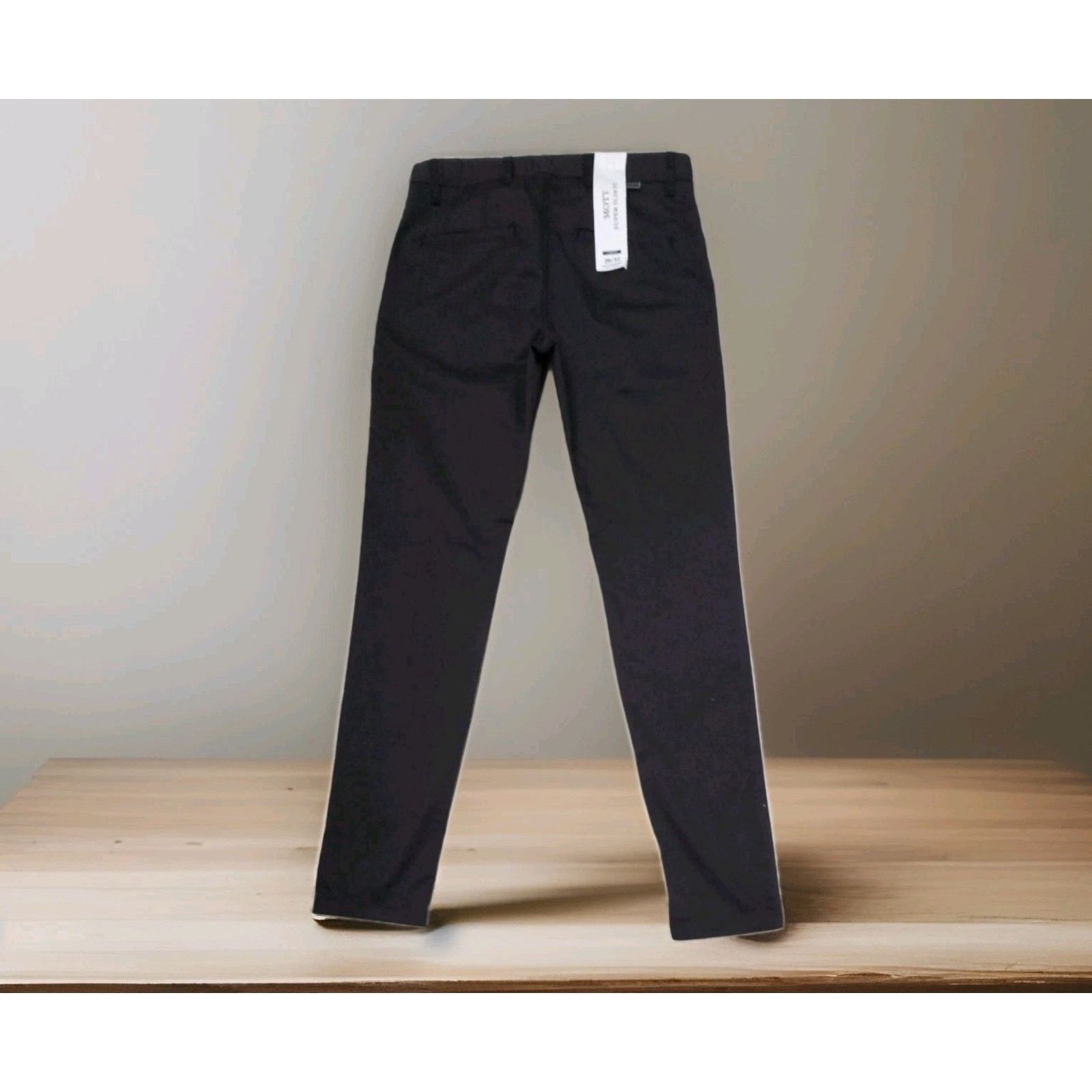 Scotch & Soda Scotch & Soda Pants Mens Mott Super Slim Chinos Dark Gray 29 Size US 29 - 2 Thumbnail