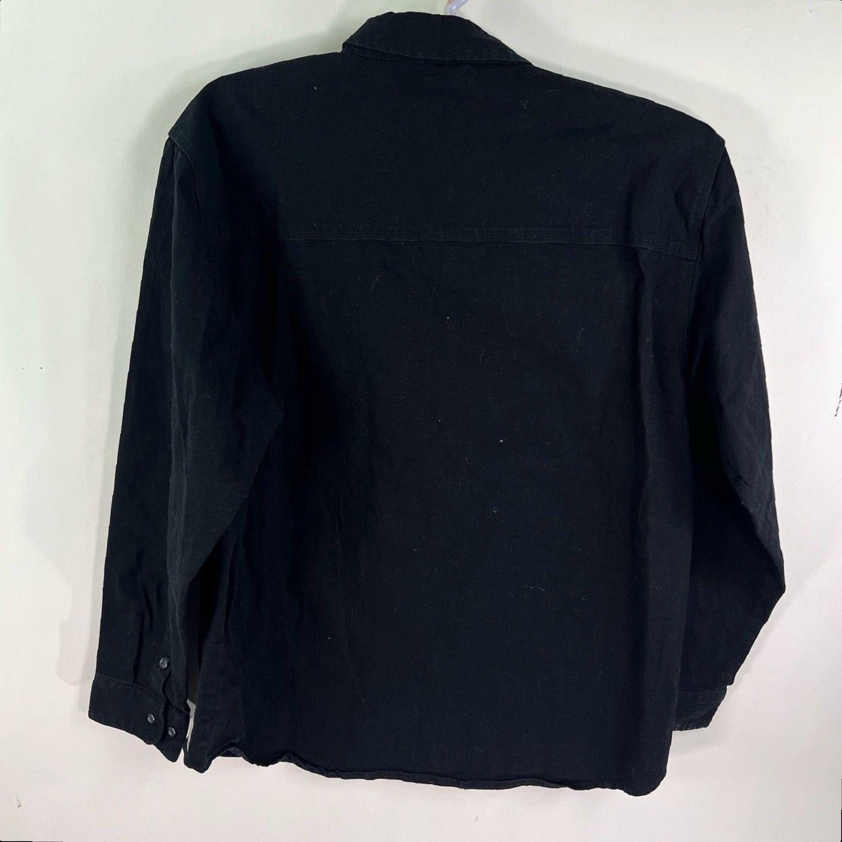 Vintage VINTAGE ELEMENTS Heavyweight Button-Up Shirt Men 2XL Long Sleeve Black Casual Outdoor Size US XXL / EU 58 / 5 - 6 Thumbnail