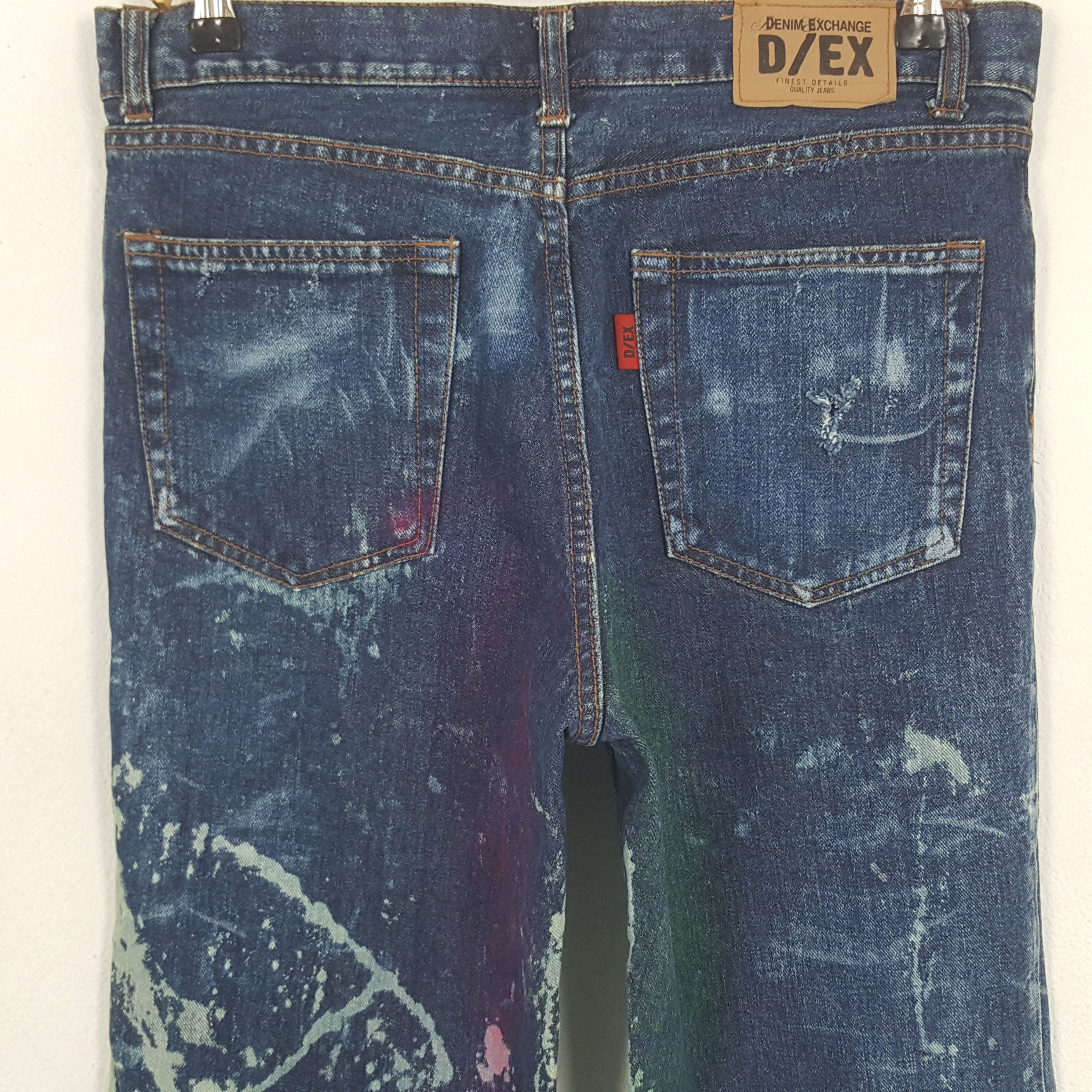 Japanese Brand × Vintage Vintage Japanese Art Acid Wash Distressed Denim Jeans Size US 32 / EU 48 - 5 Thumbnail