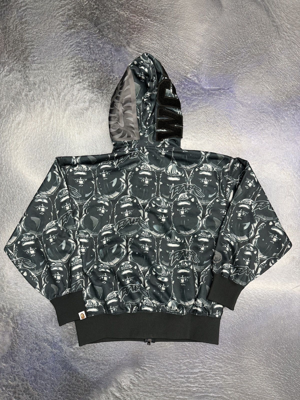 Bape Bape Ape Head Graffiti Shark Full Zip Hoodie Size US S / EU 44-46 / 1 - 7 Thumbnail