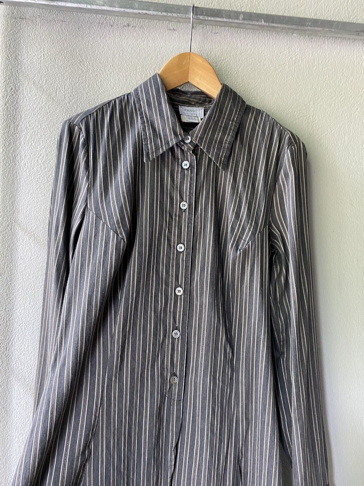 Transit Transit vintage striped long shirt Size XS / US 0-2 / IT 36-38 - 7 Thumbnail