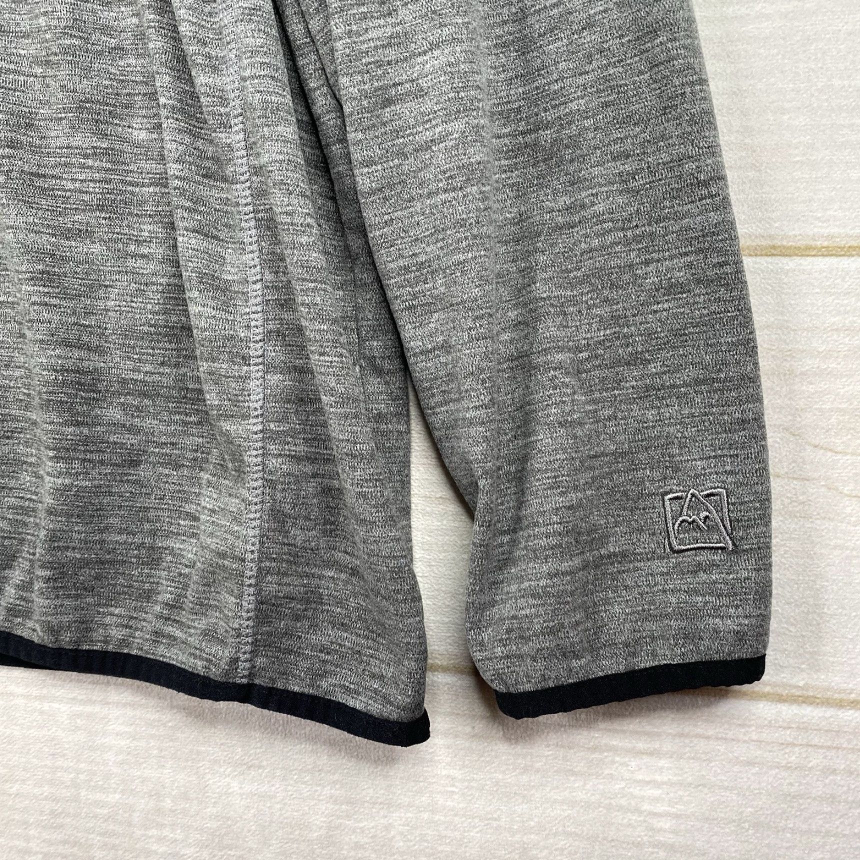 Avalanche Avalanche Mens Top 1/4 Zip Pullover Mock Neck Gray Heather XL Outdoor Active Sweatshirt College Run Hiking Winter Fall Spring Sport Size US XL / EU 56 / 4 - 2 Thumbnail