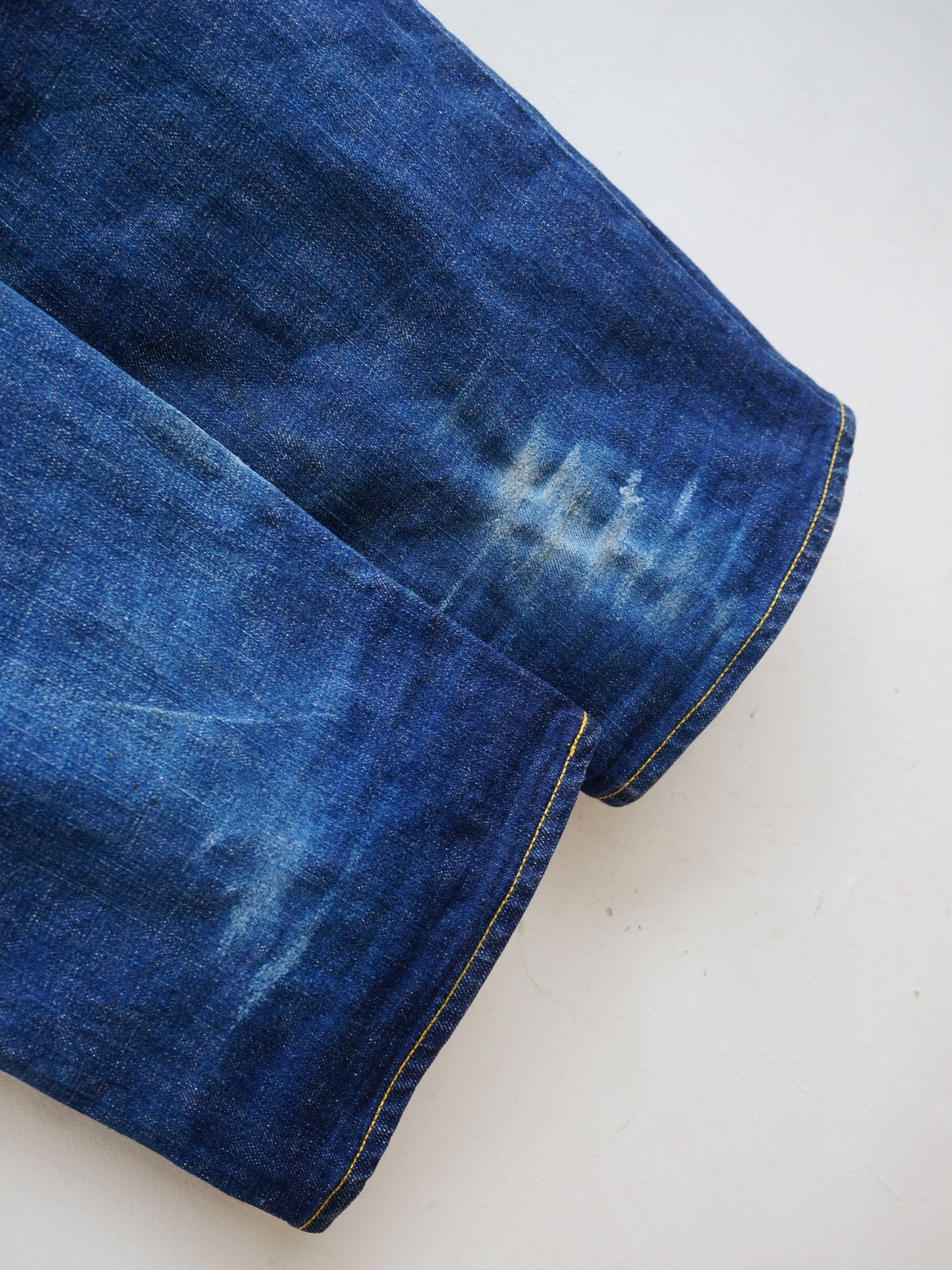 Japanese Brand Fourthirty Selvedge Splatter Denim Size US 34 / EU 50 - 6 Thumbnail