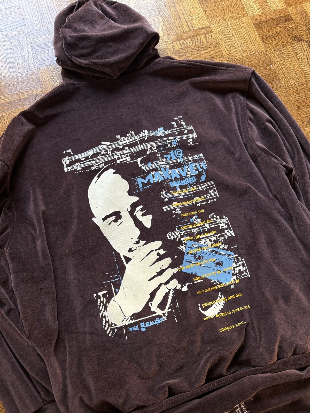 Makaveli Vintage Tupac Makaveli Velour Tracksuit Size US 38 / EU 54 - 2 Thumbnail