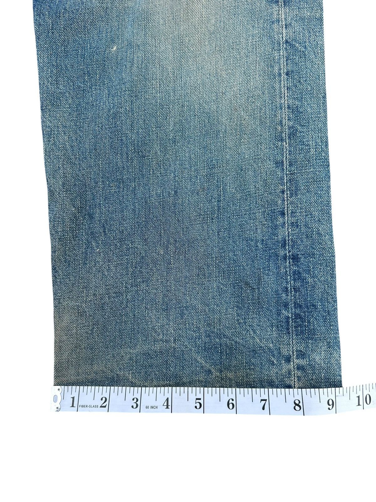 Evisu Thrashed Vintage Evisu Selvedge Baggy Denim Jeans Size US 31 - 25 Thumbnail