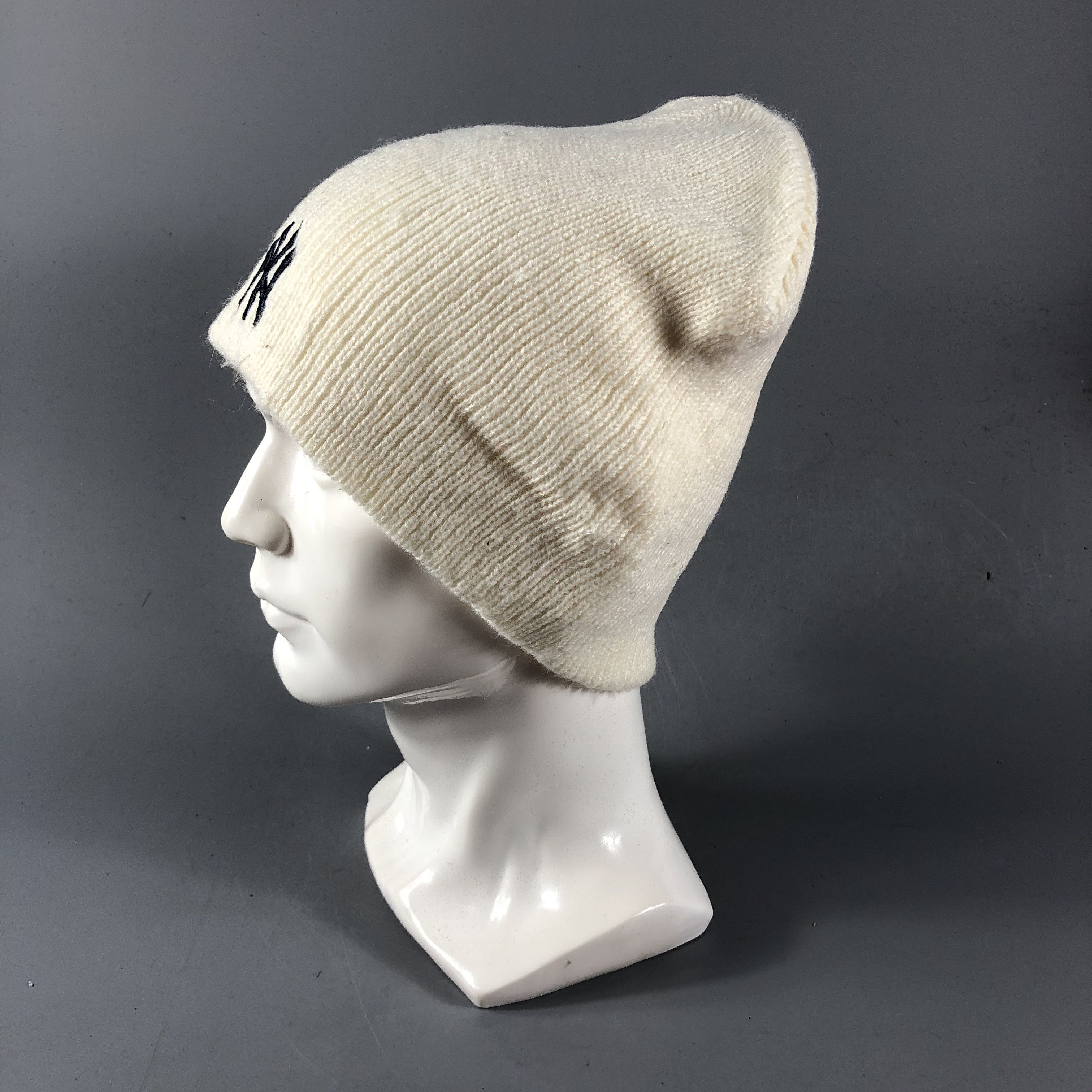 Vintage NY Baseball Beanie Snowcap Snow Hat B636 Size ONE SIZE - 2 Thumbnail