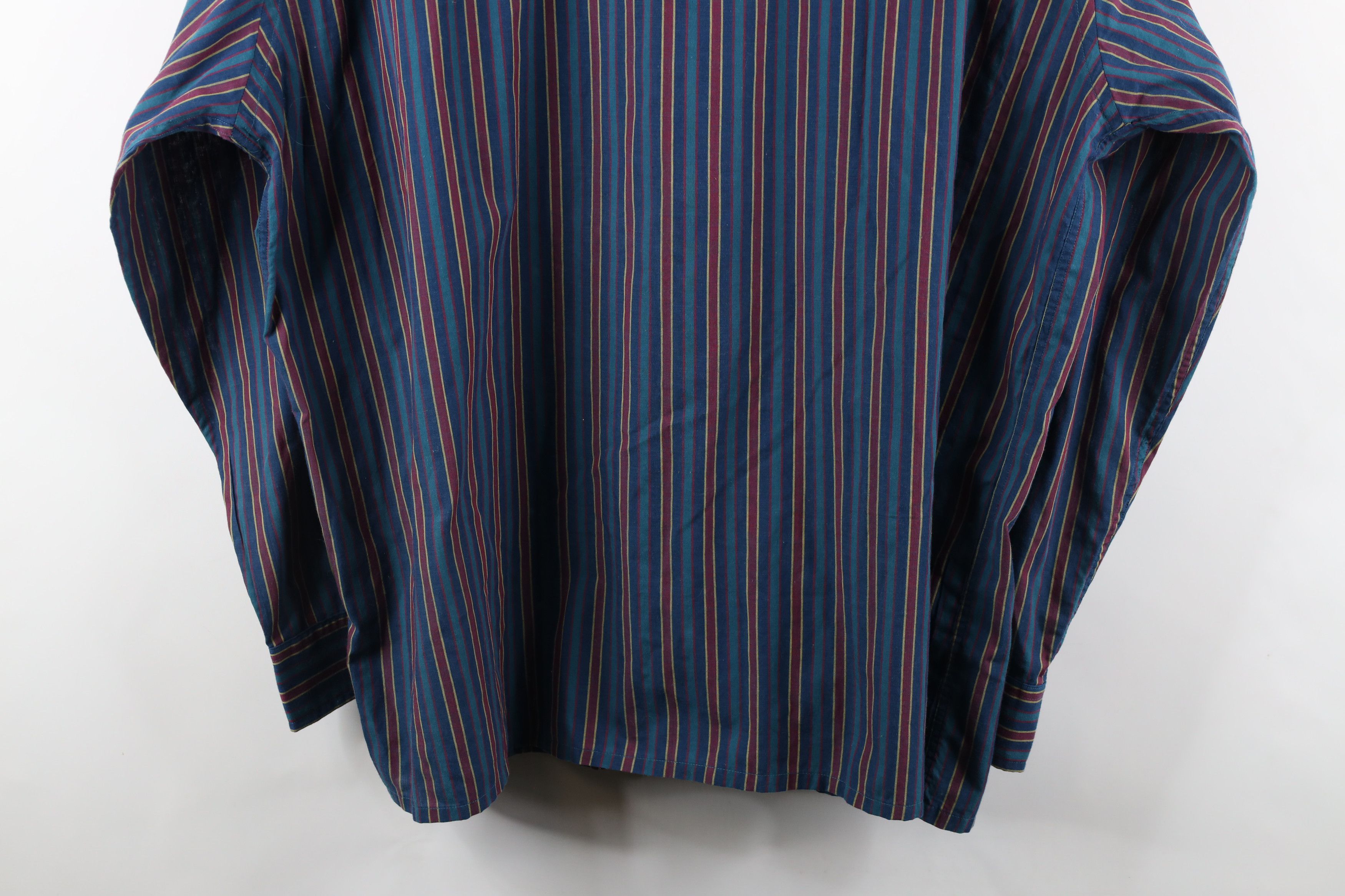 Vintage Vintage 90s Streetwear Rainbow Striped Button Down Shirt Size US XXL / EU 58 / 5 - 9 Thumbnail