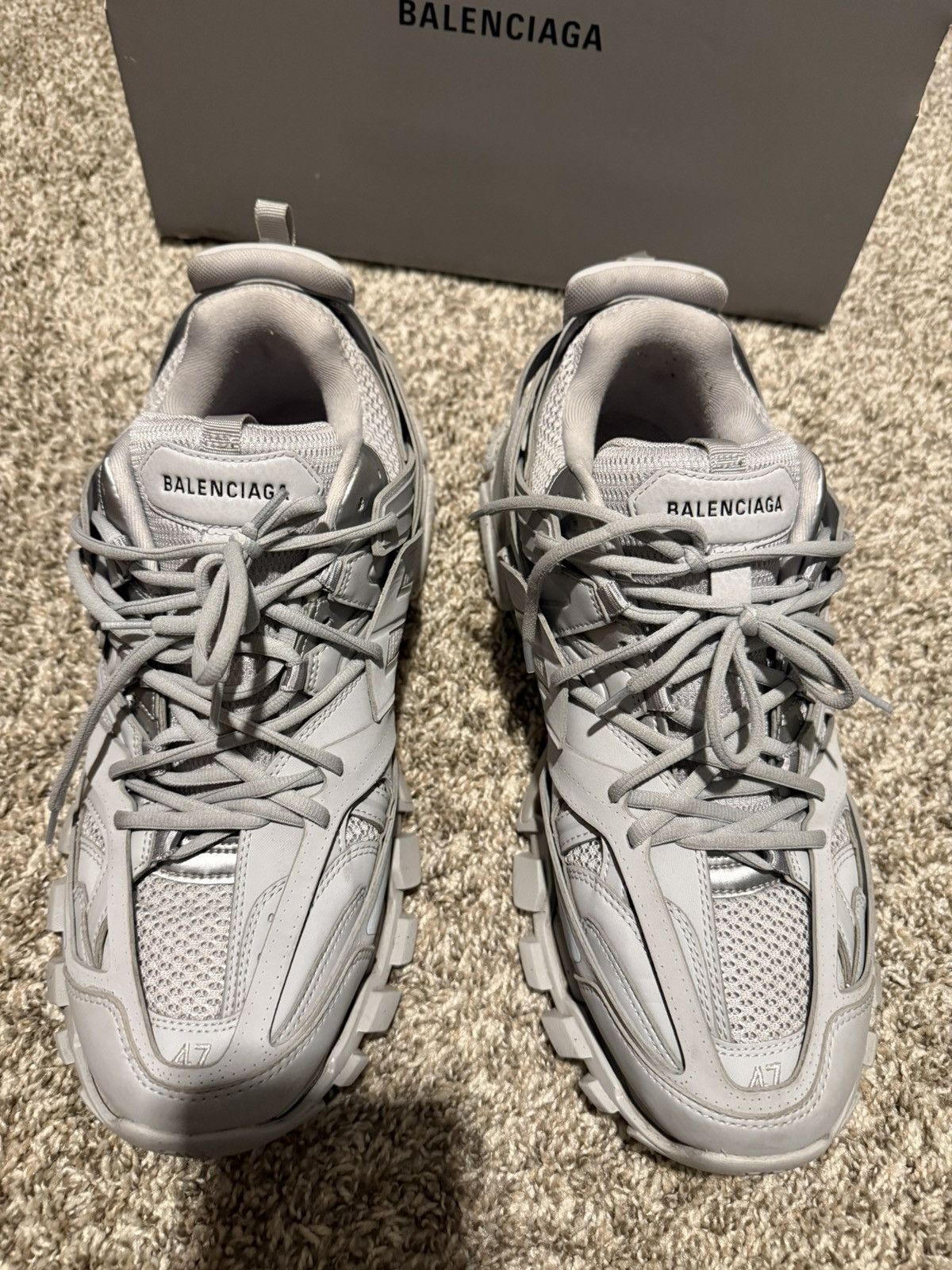 Balenciaga Balenciaga track grey size 14 (Grey) Size US 14 / EU 47 - 1 Thumbnail