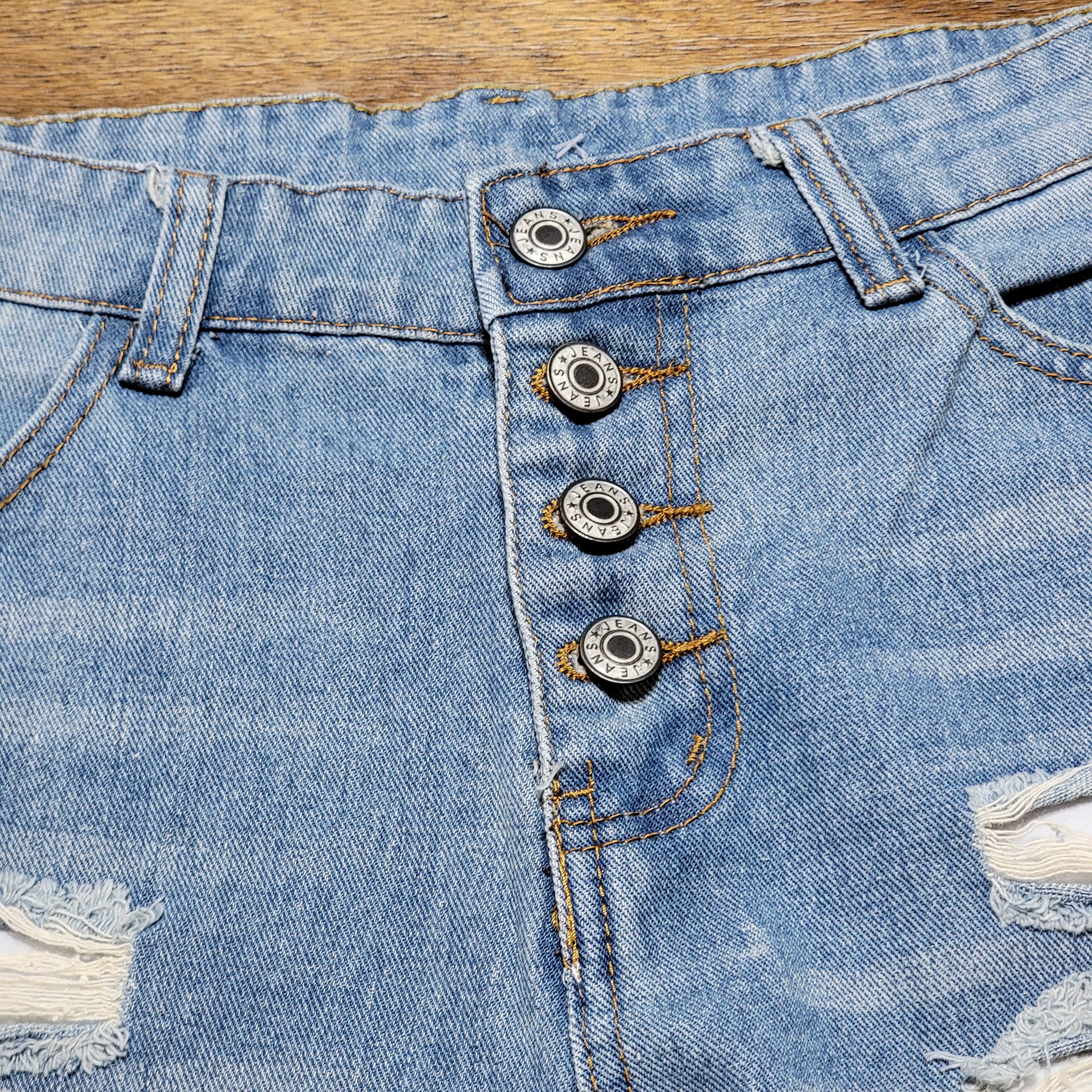 Other Ladies Shorts w/ Button Fly, Stars & Stripes Pockets-Large Size 32" / US 10 / IT 46 - 3 Thumbnail