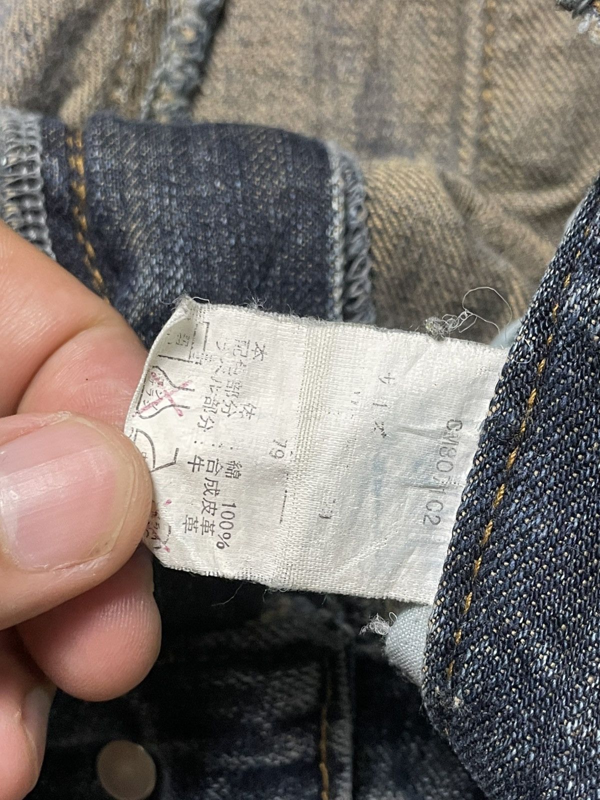 Japanese Brand Vintage ORIRIN Japan Distressed Denim Jeans (99) Size US 32 / EU 48 - 7 Thumbnail