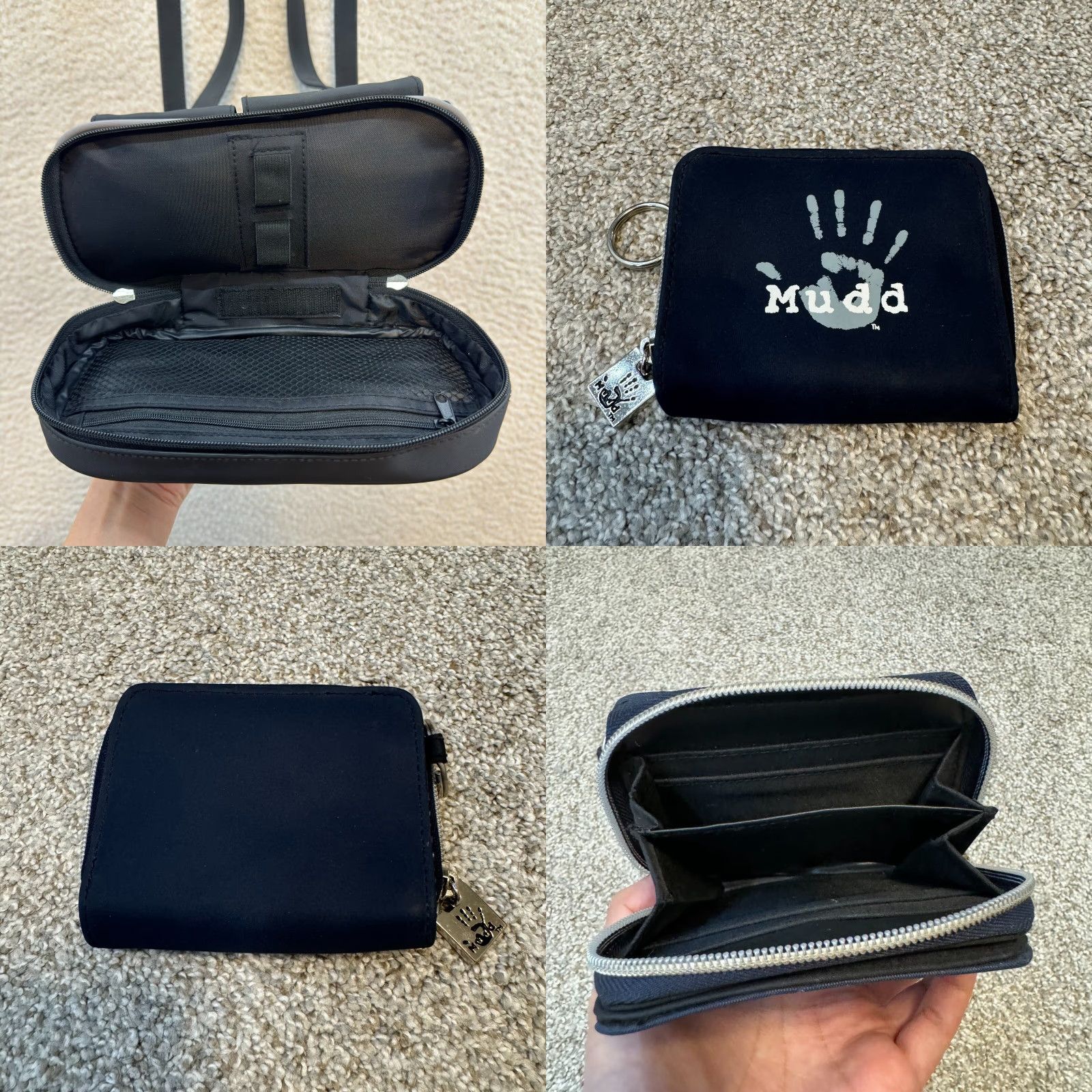 Vintage VINTAGE Y2K Mudd Shoulder Bag Purse Matching Wallet Set Nylon Sporty Utility Bag - Blue - Shoulder Bag - Adult? (No extra) Size ONE SIZE - 8 Thumbnail
