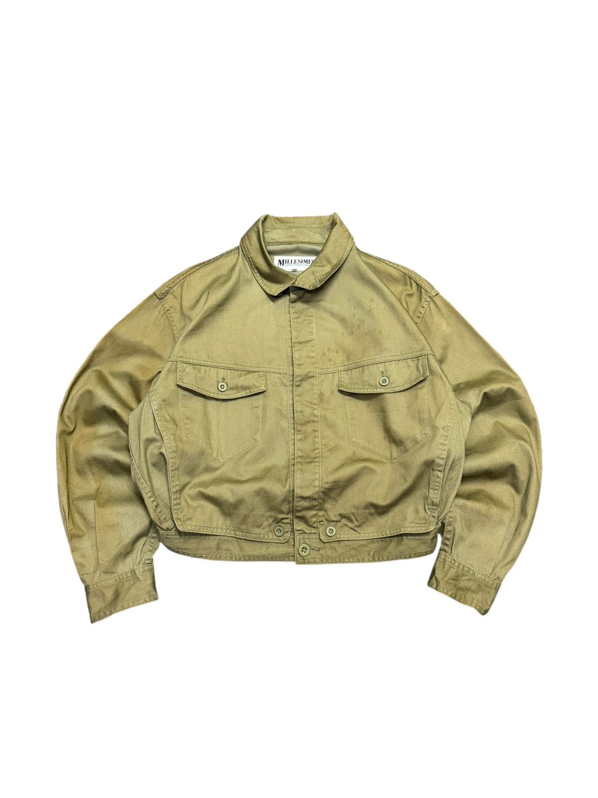 Marithe + Francois Girbaud Vintage 80s Marithe+Francois Girbaud Boxy Bomber Jacket Size US S / EU 44-46 / 1 - 1 Thumbnail