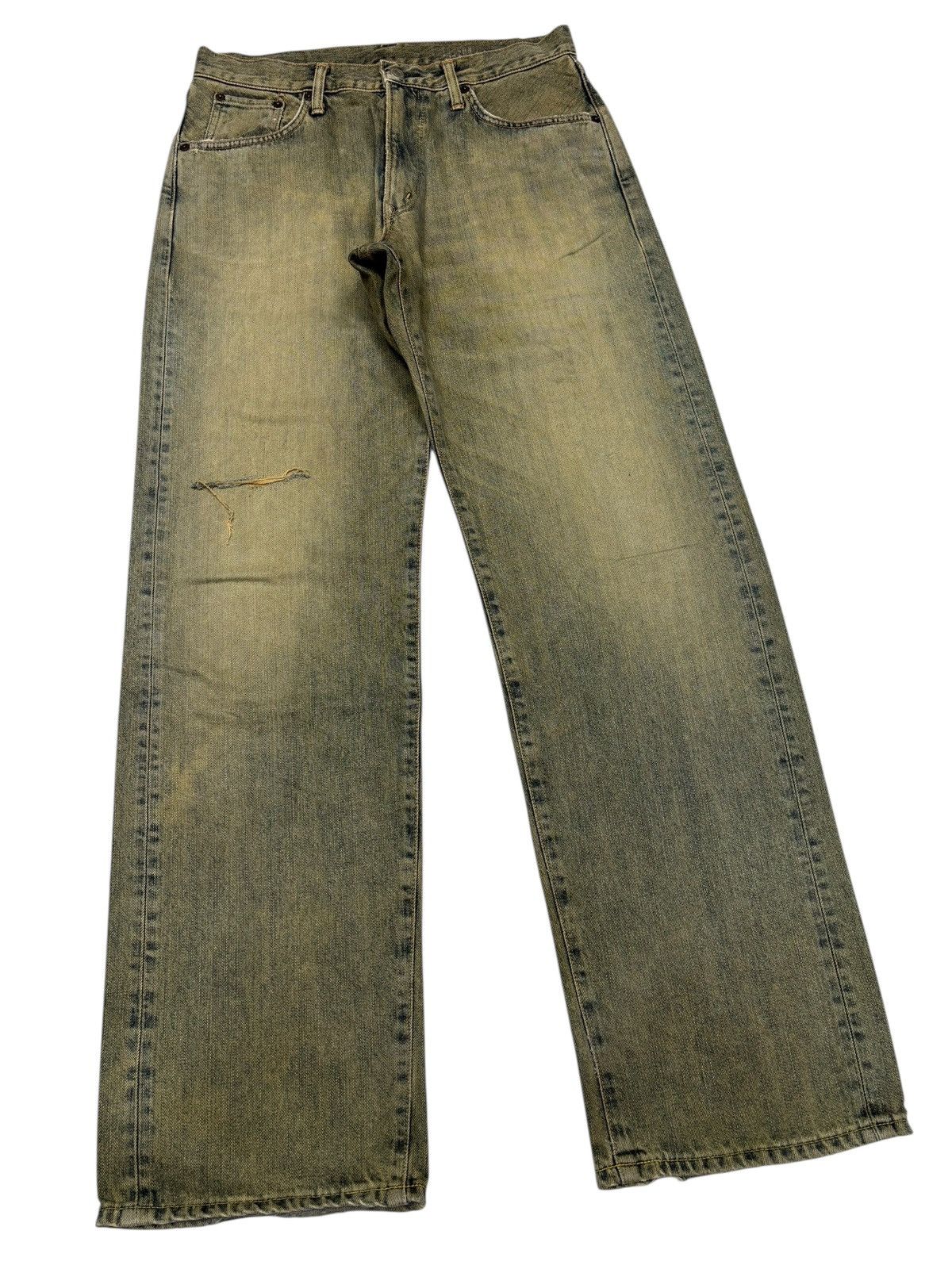 Kapital EDWIN LOOSE 445 Earthy Muddy Wash Baggy Jeans Size US 32 / EU 48 - 9 Thumbnail