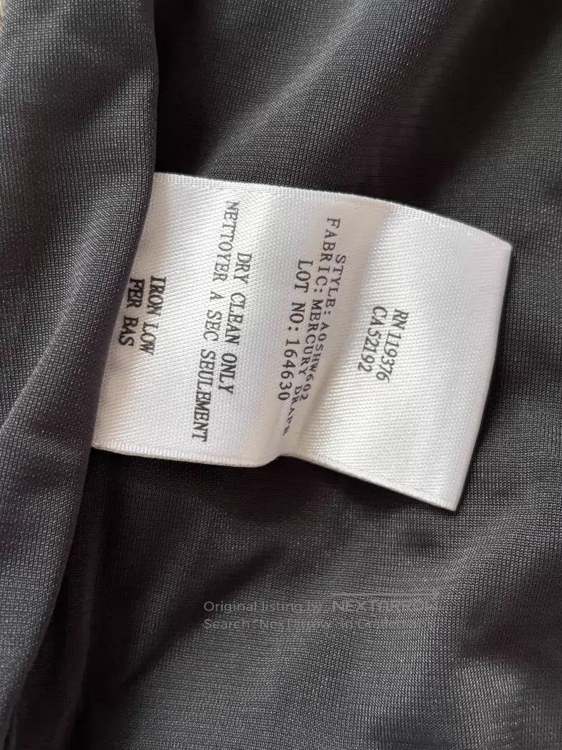 Helmut Lang Helmut Lang size 0 Grey silk crossover design pieced fabric Size M / US 6-8 / IT 42-44 - 7 Thumbnail