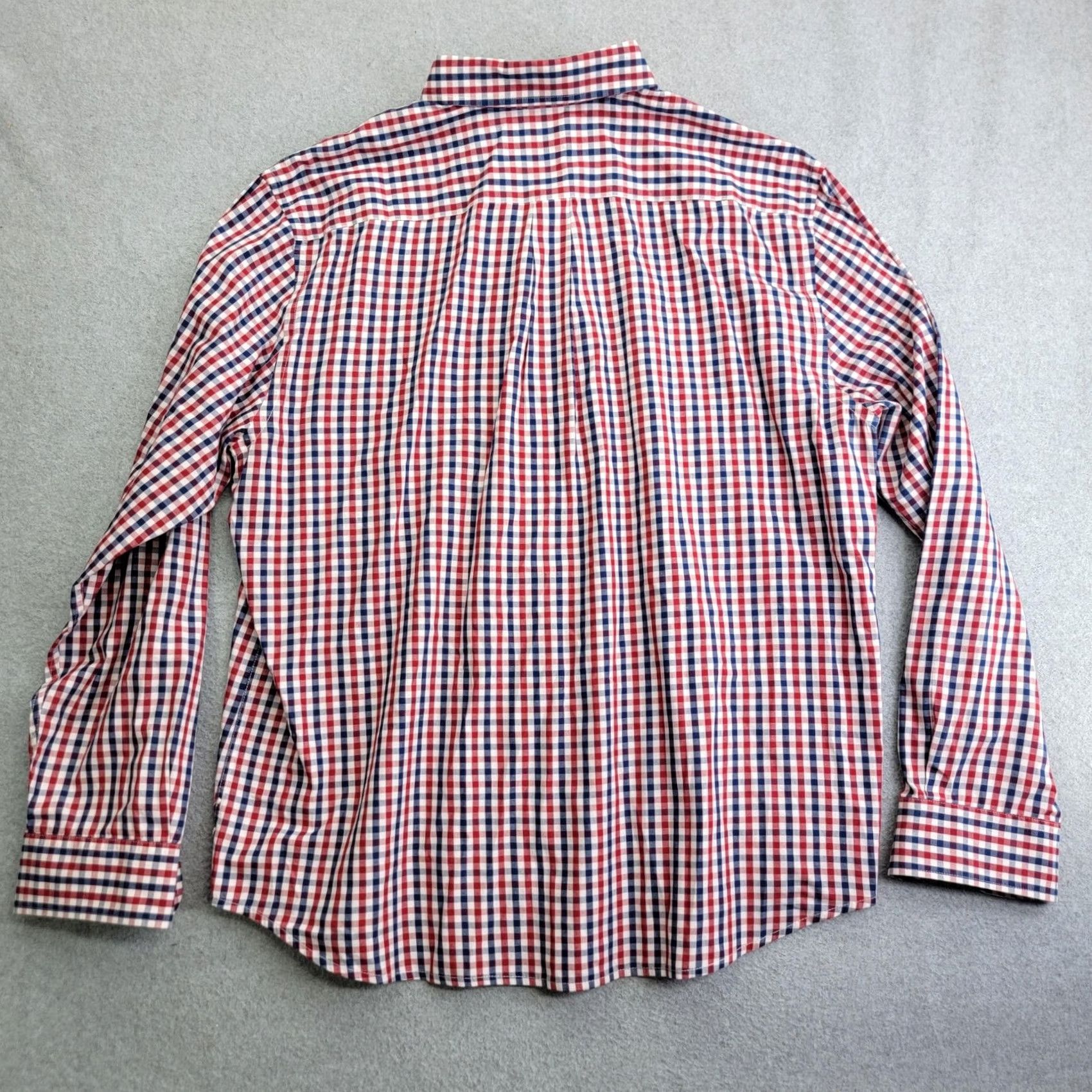 Dockers VINTAGE Dockers Shirt Mens XL Red Blue Gingham Check Button Down Long Sleeve Casual Size US XL / EU 56 / 4 - 6 Thumbnail