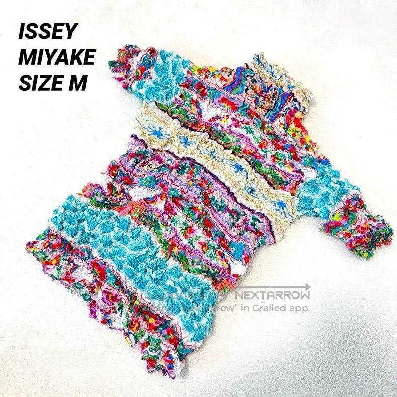 Issey Miyake Issey Miyake Crinkled Oil Painting Top Size M / US 6-8 / IT 42-44 - 1 Thumbnail