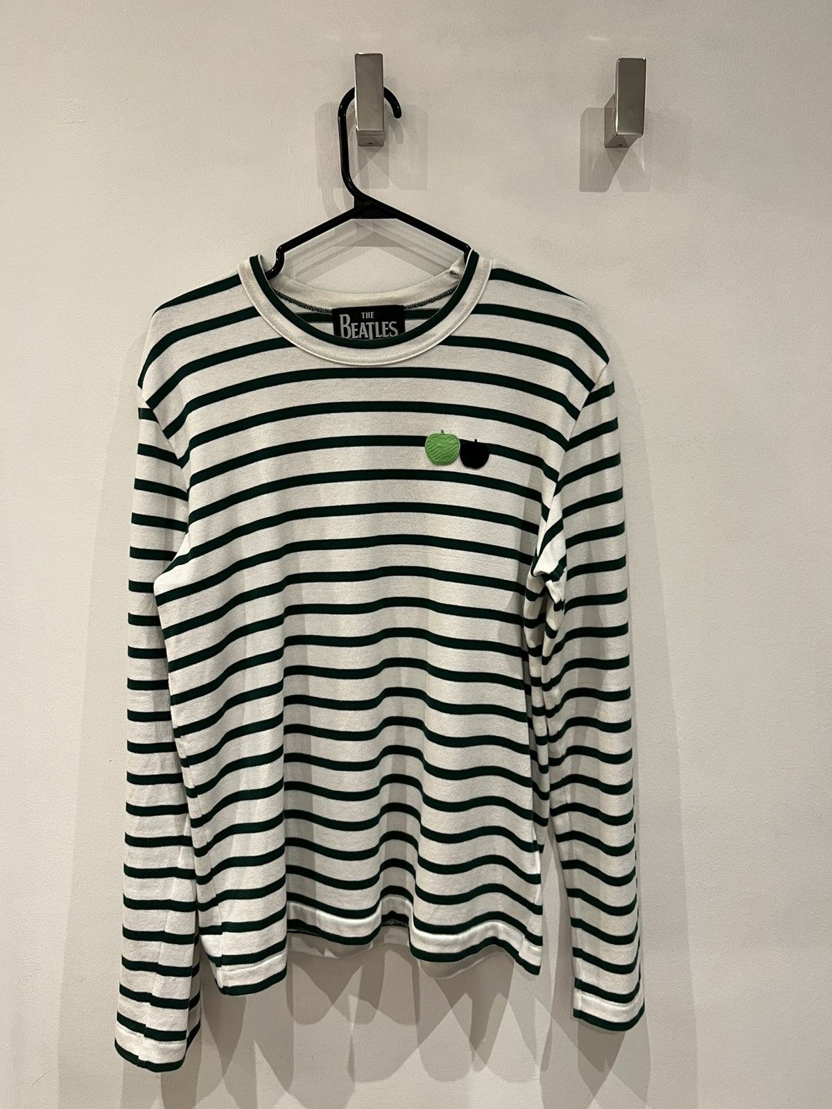 Tシャツ・カットソー COMME DES GARCONS CDG PATCH LONG SLEEVE T-SHIRT BLACK STRIPE CDG × Comme des Garcons CDG stripe LONG SLEEVE T-SHIRT COMME
