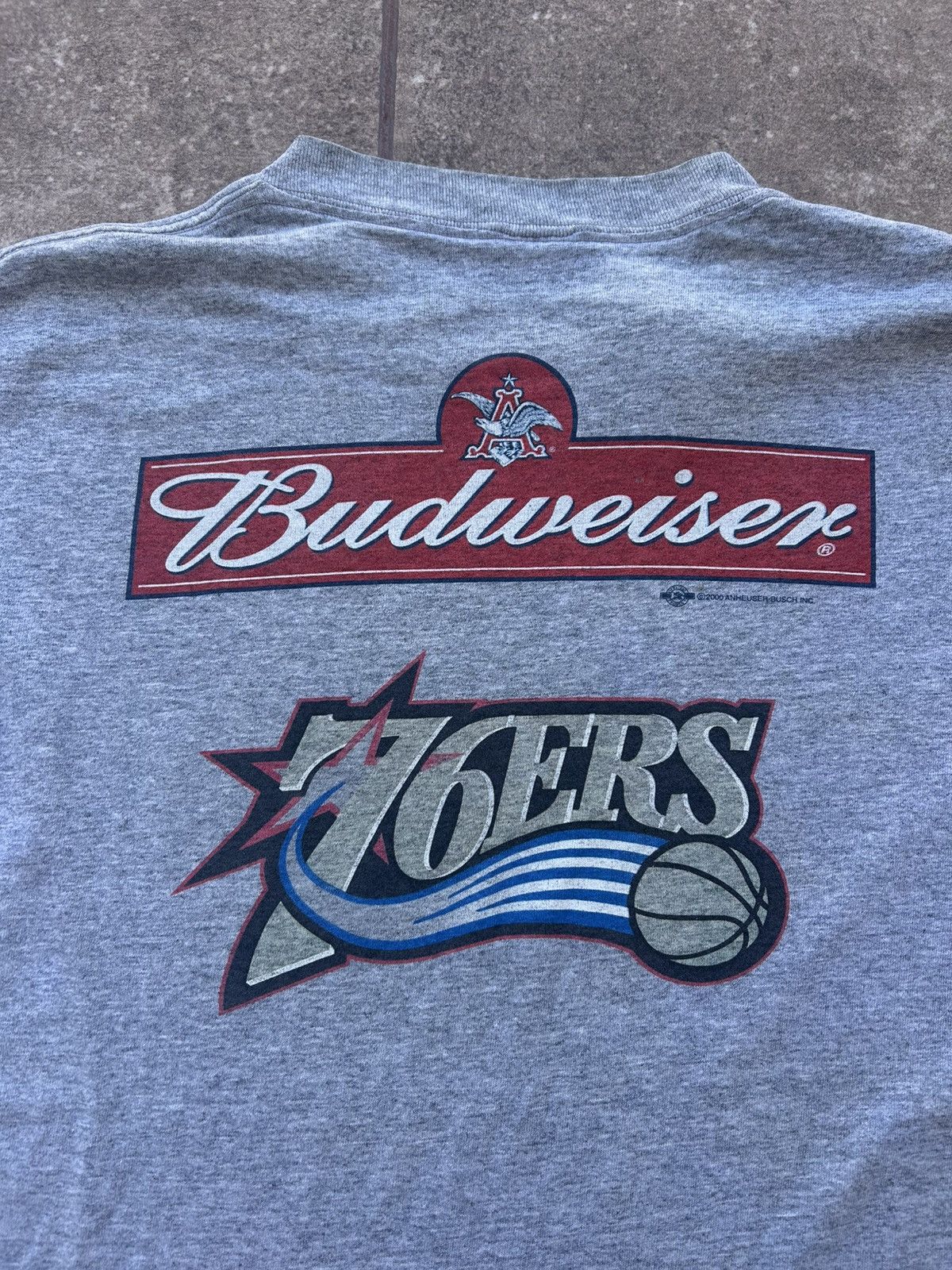NBA NBA x Budweiser x 76ers 00s Promo Vintage Tee Size US L / EU 52-54 / 3 - 4 Thumbnail