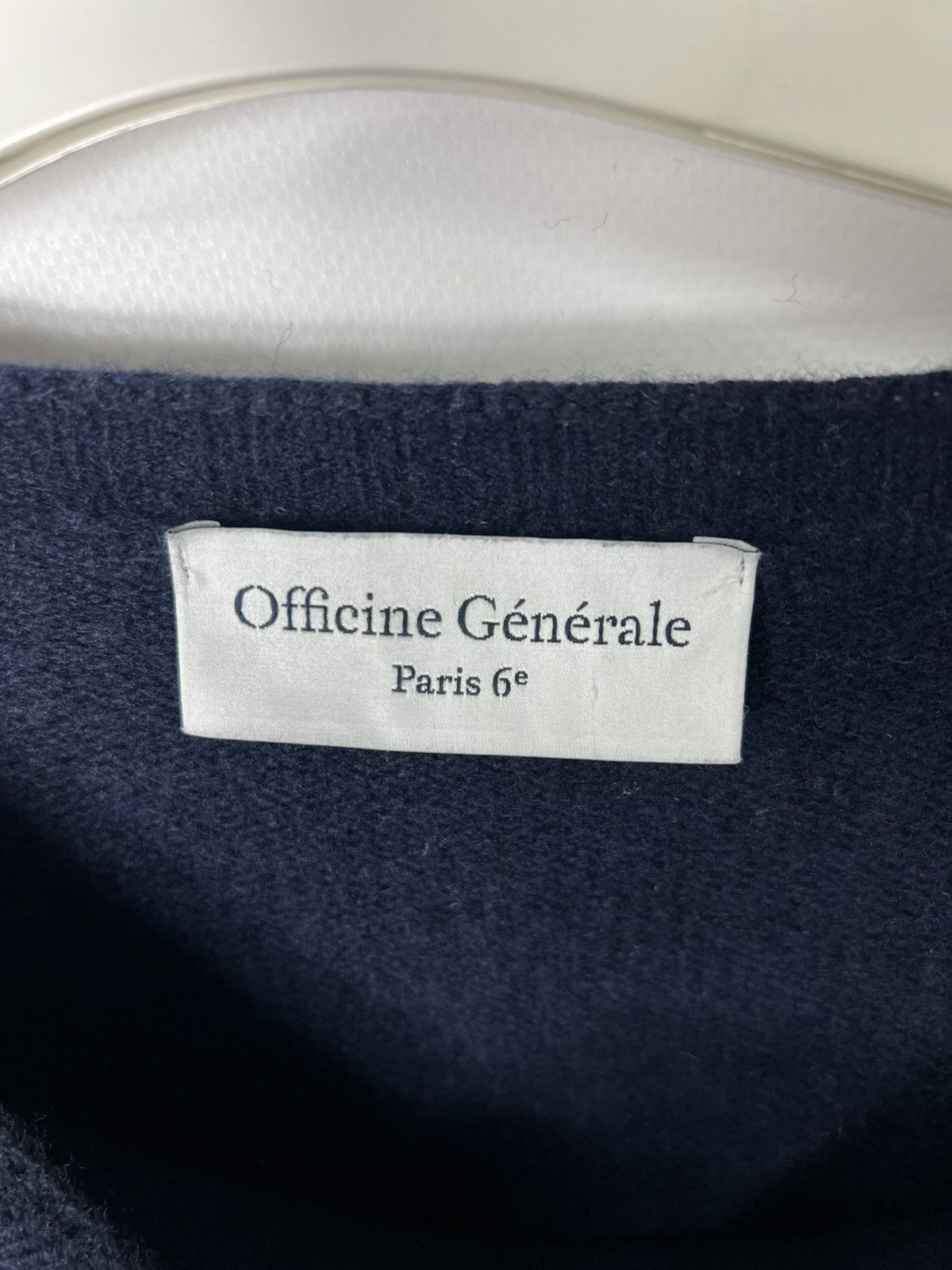 Officine Generale Vintage luxury Designer Officine Generale Wool Sweater Size US S / EU 44-46 / 1 - 2 Thumbnail