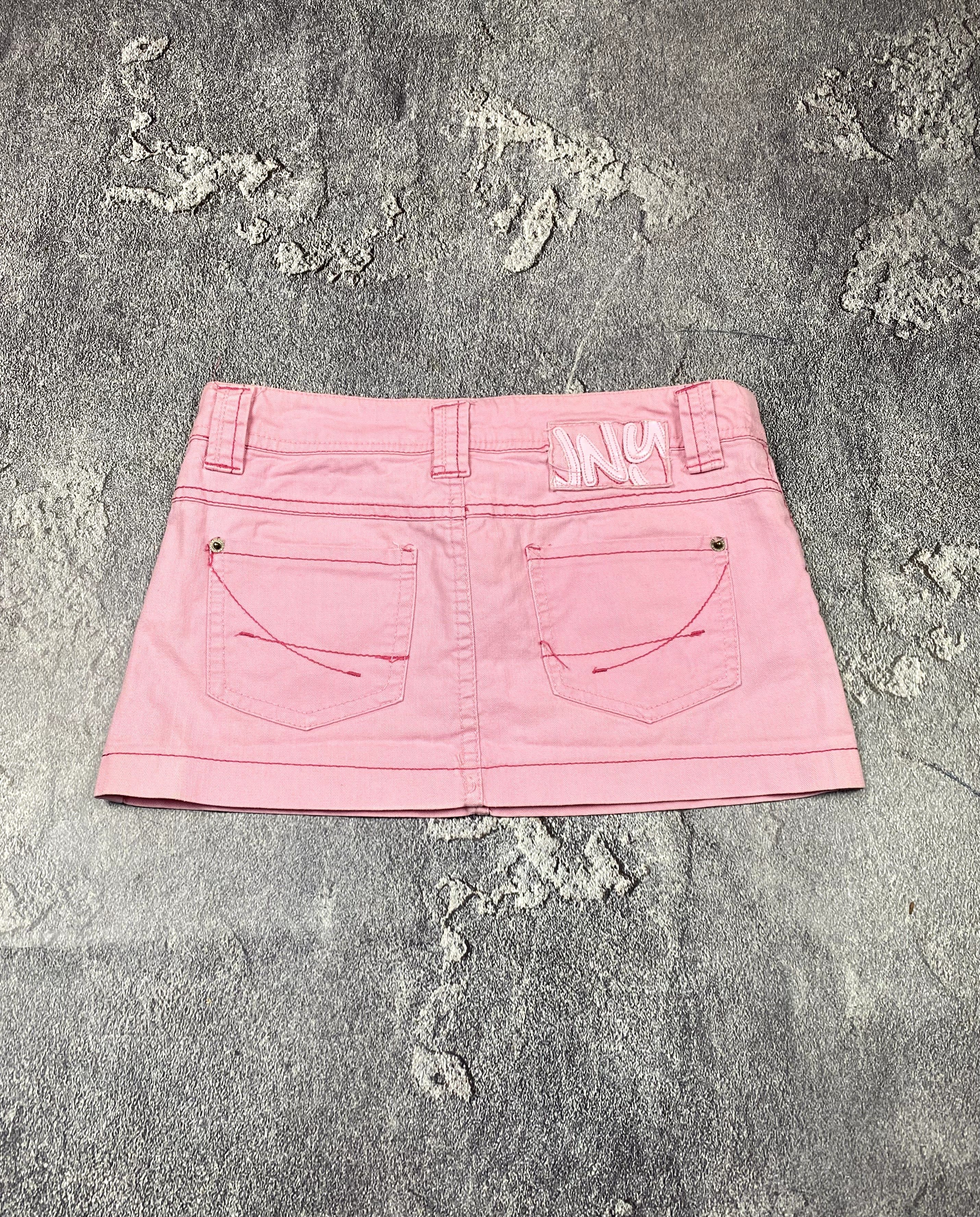 20471120 × Beauty Beast Y2K Pink Glamour Mini Skirt 2000s Streetwear Aesthetic Size 28" / US 6 / IT 42 - 1 Thumbnail