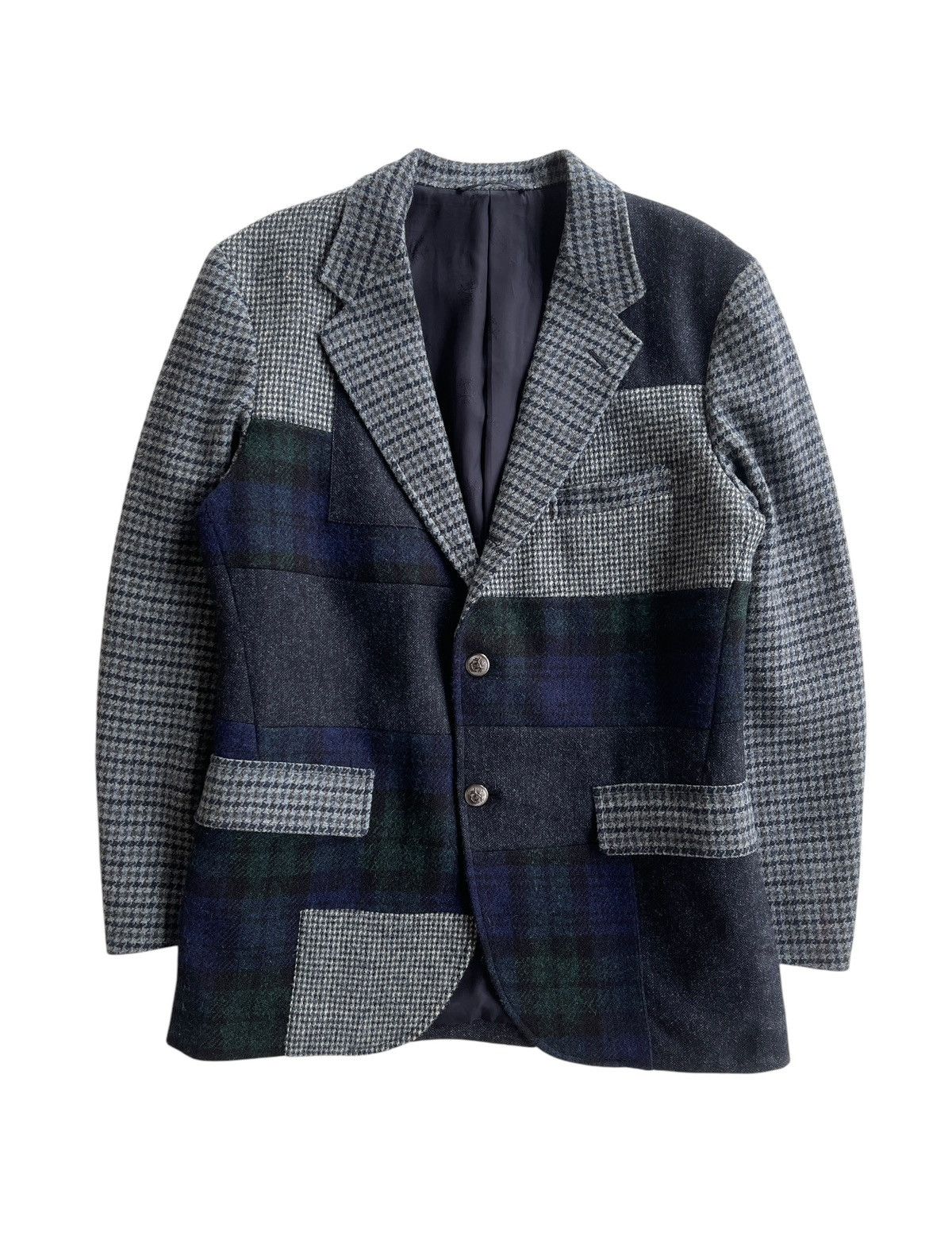 Harris Tweed 50 Years Harris Tweed X New Yorker Patchwork Coat Size US S / EU 44-46 / 1 - 1 Thumbnail