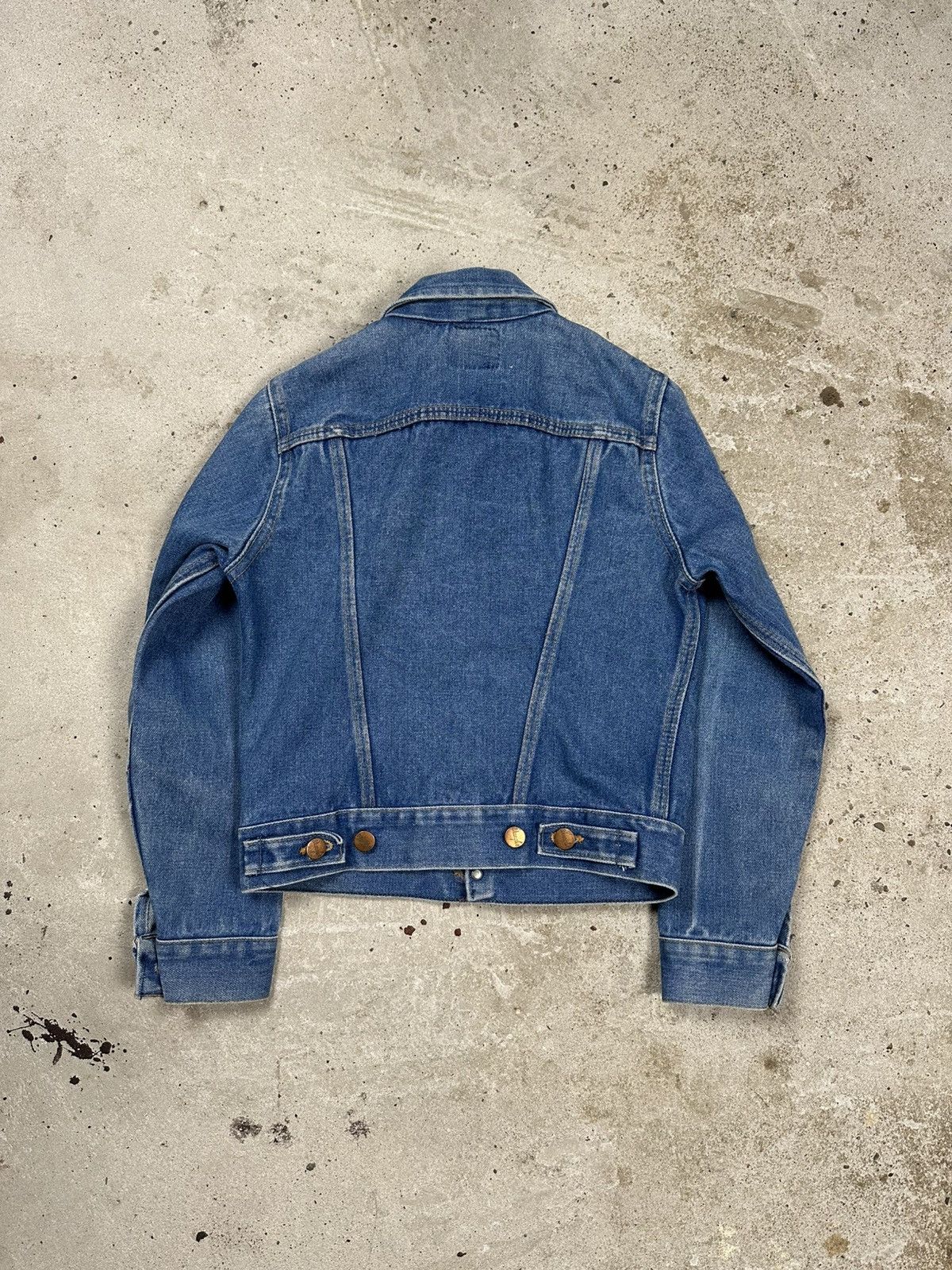 Wrangler Vintage 80s Wrangler Denim Jeans Trucker Jacket rare Size XS / US 0-2 / IT 36-38 - 2 Thumbnail