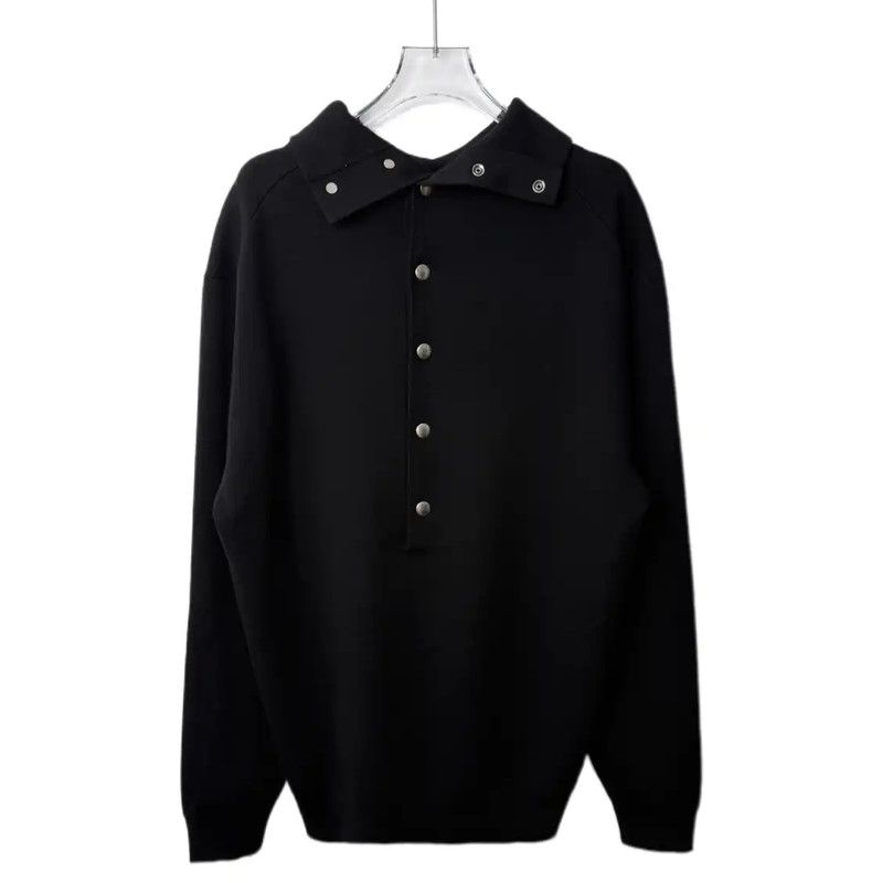 Louis Vuitton Louis Vuitton Black Cotton Blend Cardigan for Women 0089 Size L / US 10 / IT 46 - 1 Thumbnail