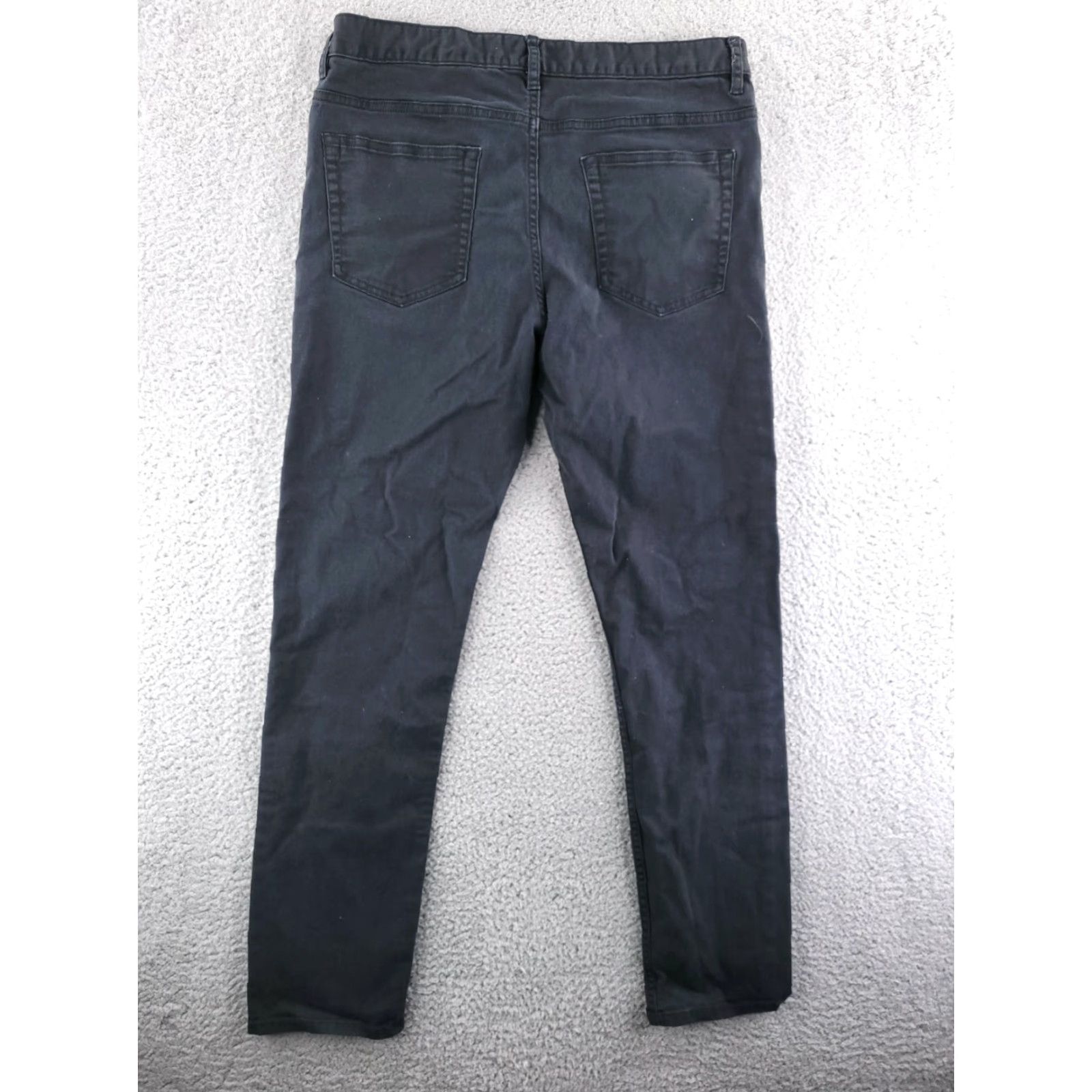 H&M H&M Slim Skinny Jeans Mens 32x29 Black Denim Button Fly Jeans Slim Mens 32 Blue Vintage No Size US 32 / EU 48 - 6 Thumbnail