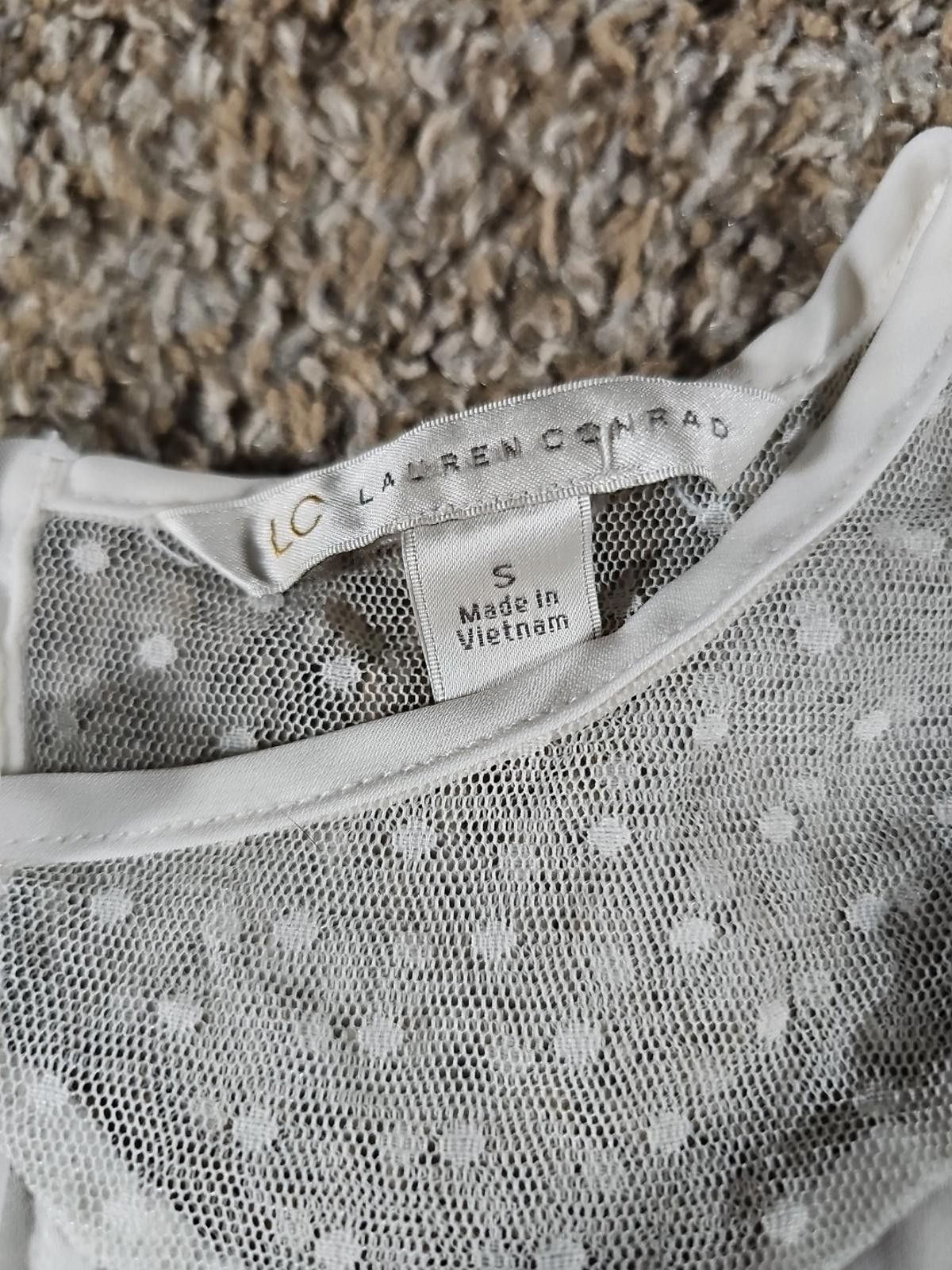 Other LC Lauren Conrad Sleeveless S Tank White Size S / US 4 / IT 40 - 2 Thumbnail