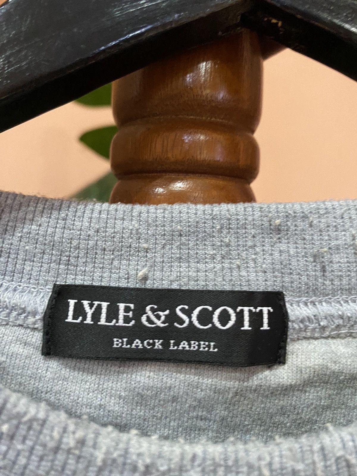 Black Label × Lyle & Scott VINTAGE LYLE & SCOTT BLACK LABEL SWEATSHIRT Size US L / EU 52-54 / 3 - 6 Thumbnail