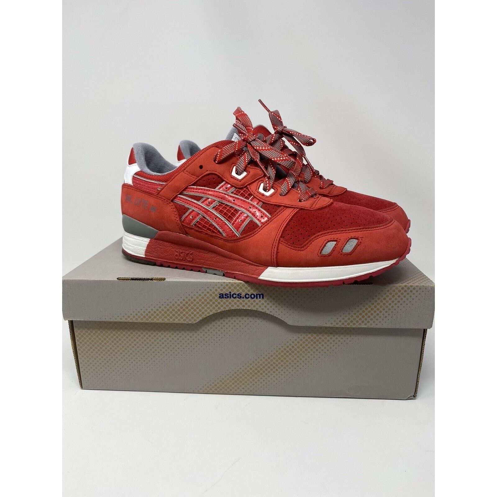 Asics NICE KICKS ASICS DAVIDZ RONNIE FIEG GEL LYTE III RED Size US 9.5 / EU 42-43 - 2 Thumbnail