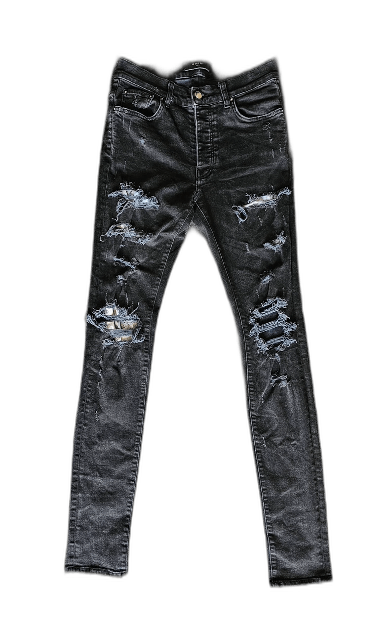 Amiri Amiri Distressed Jeans with Rips and Tears Size US 31 - 1 Thumbnail