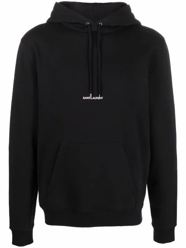 Saint Laurent Paris Saint Laurent Paris Hoodie Black M SLP Size US M / EU 48-50 / 2 - 1 Thumbnail