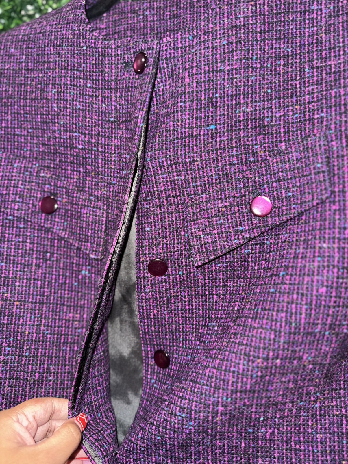 Other Miss Pendleton 100% virgin wool houndstooth blazer size 4 Size S / US 4 / IT 40 - 2 Thumbnail