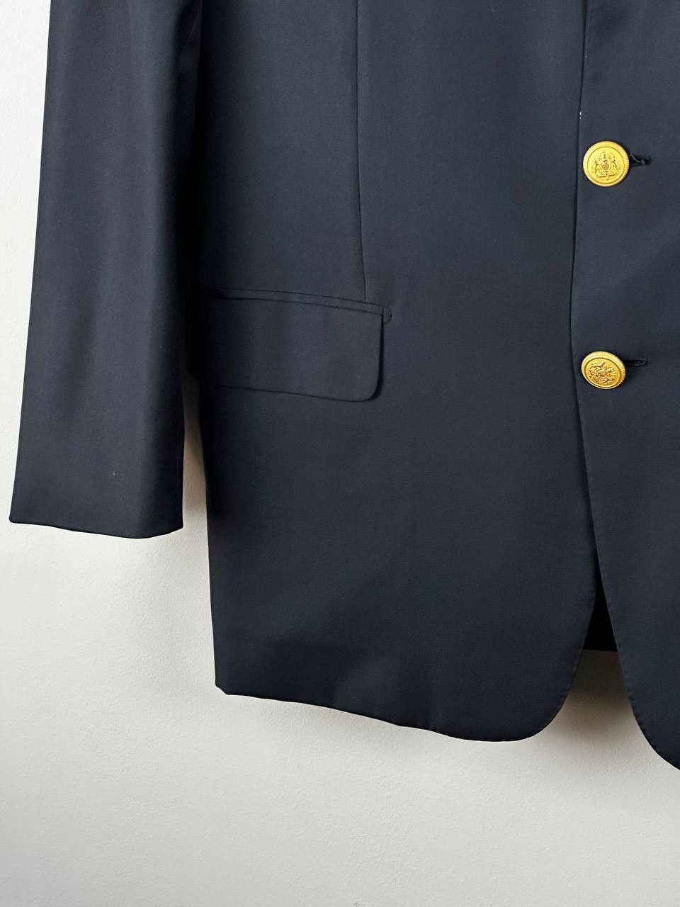 Brioni Vintage Brioni Luxury Wool Navy Blazer Made In Italy Size 50S - 7 Thumbnail