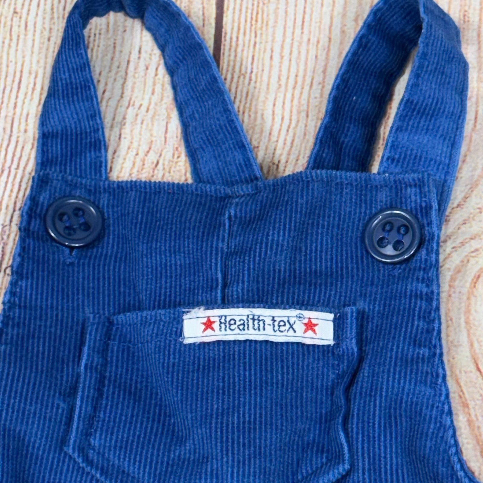 Other Vintage Health-tex 18 Month Blue Corduroy Overalls Size ONE SIZE - 5 Thumbnail