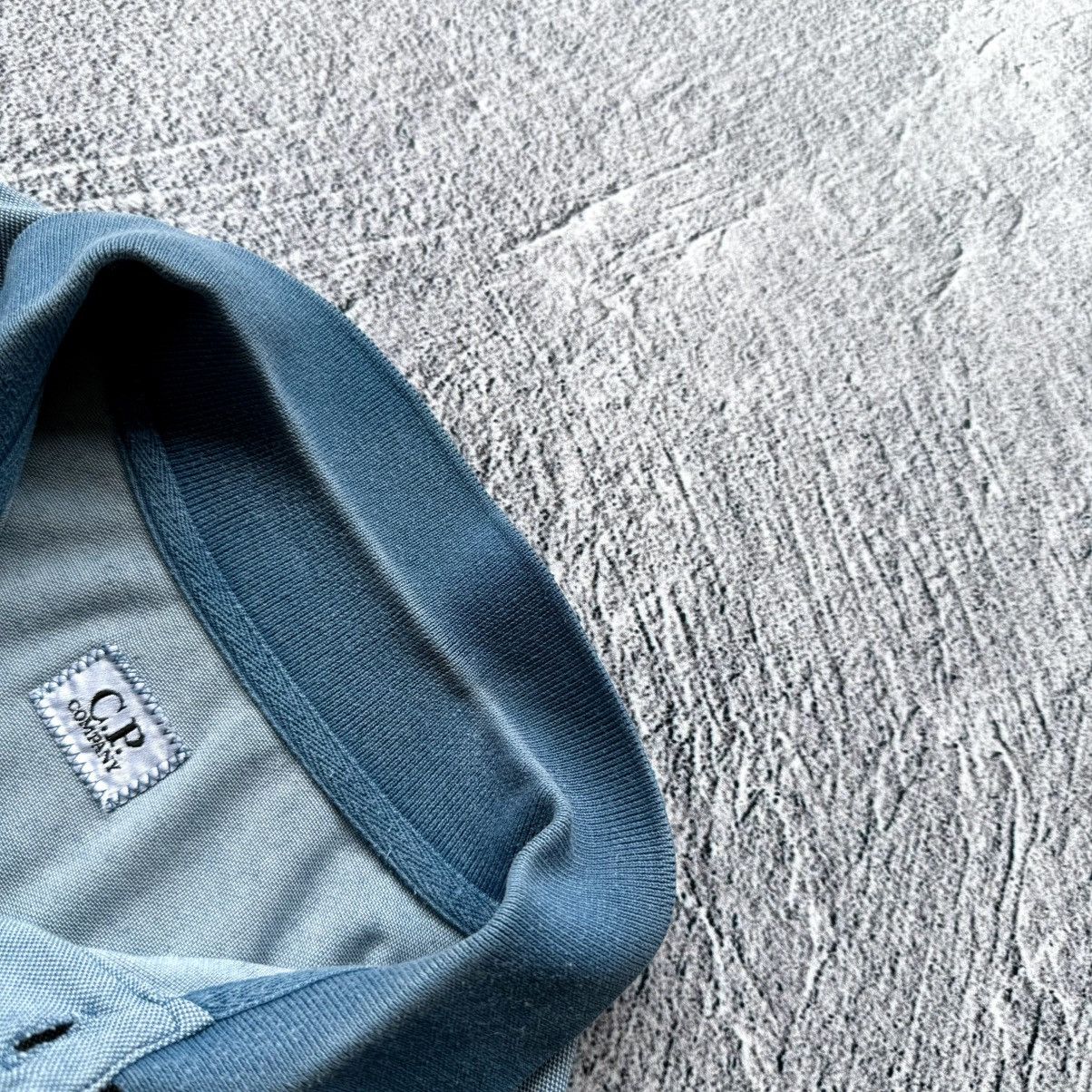 C.P. Company C.P. Company Mens Vintage Blue Short Sleeve Cotton Polo Size US M / EU 48-50 / 2 - 5 Thumbnail