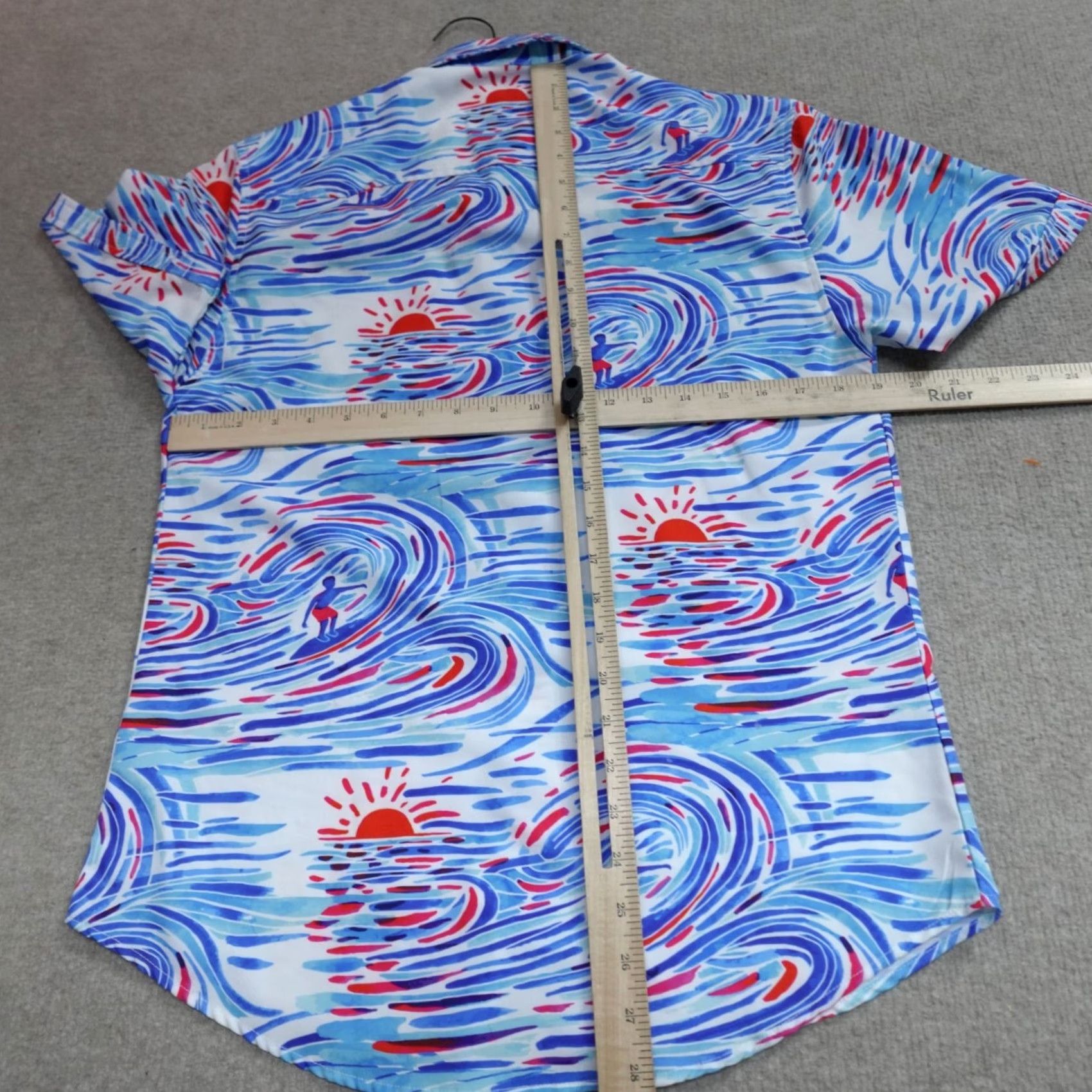 Vintage RSVLTS Shirt Small Blue Short Sleeve Dare Mighty Things Men S Short Sleeve Button-Up Blue Graphic Print 90s/Event/Theme? Size US S / EU 44-46 / 1 - 4 Thumbnail