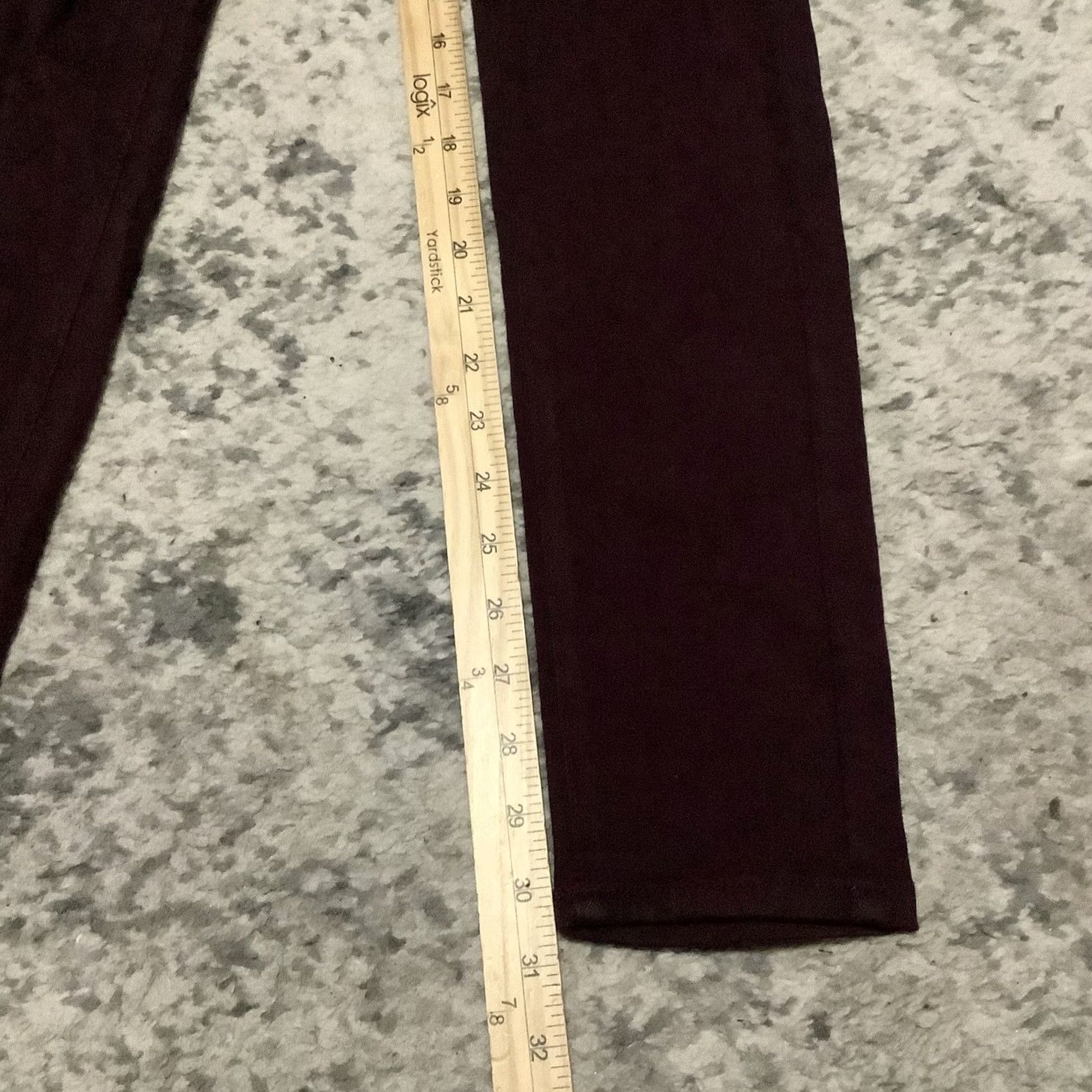Vintage KanCan Maroon Burgundy Distressed Skinny Jeans - Size 26 - Womens - Regular Size 26" / US 2 / IT 38 - 3 Thumbnail
