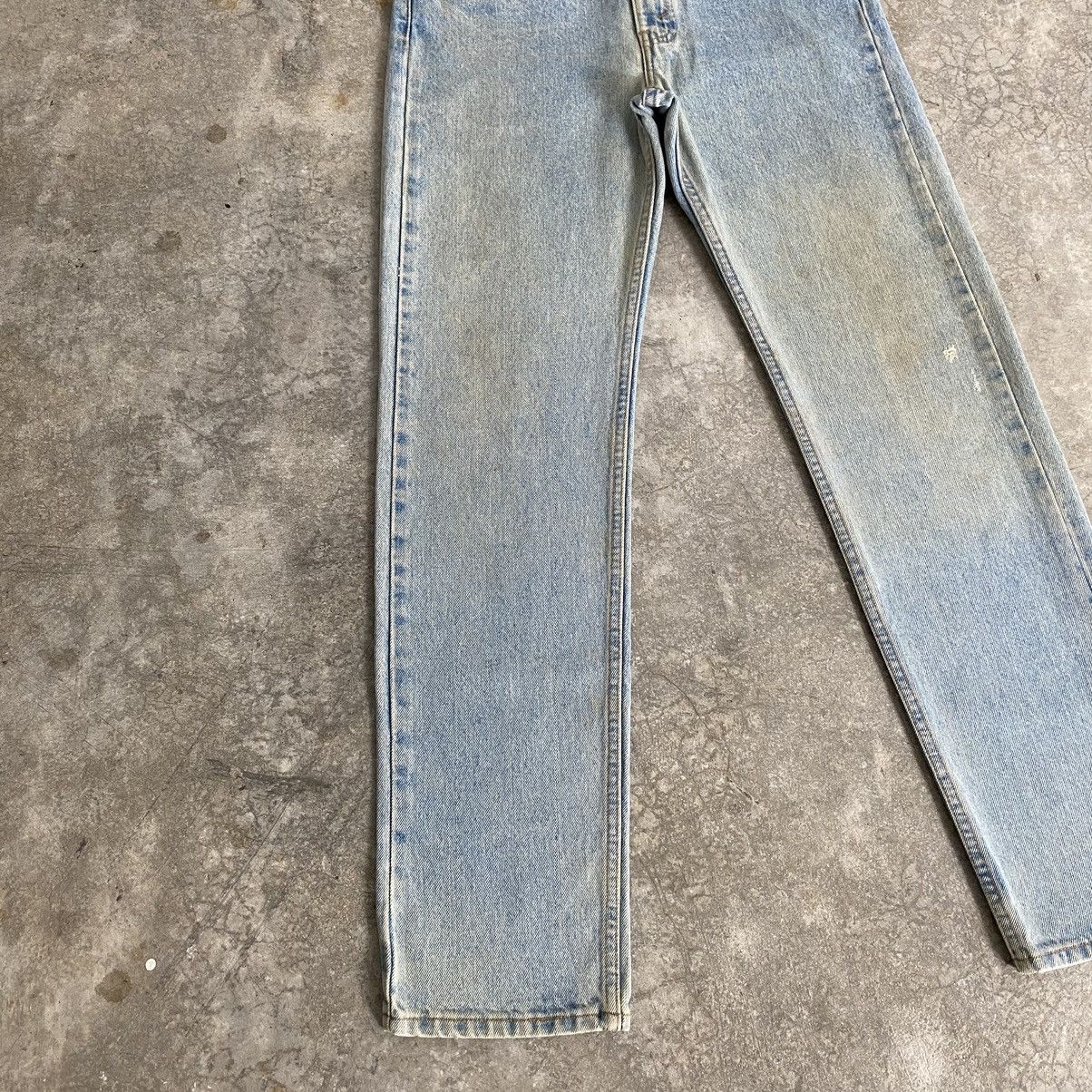 Levi's VTG 1996 Levis 505 Straight Leg Dirt Washed Blue Jeans Size US 31 - 7 Thumbnail