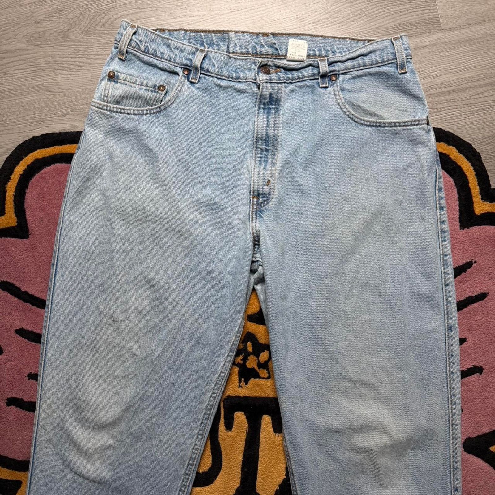 Levi's × Vintage Vintage 90’s Levi’s Strauss 540 Loose Straight Denim Jeans Size US 38 / EU 54 - 2 Thumbnail