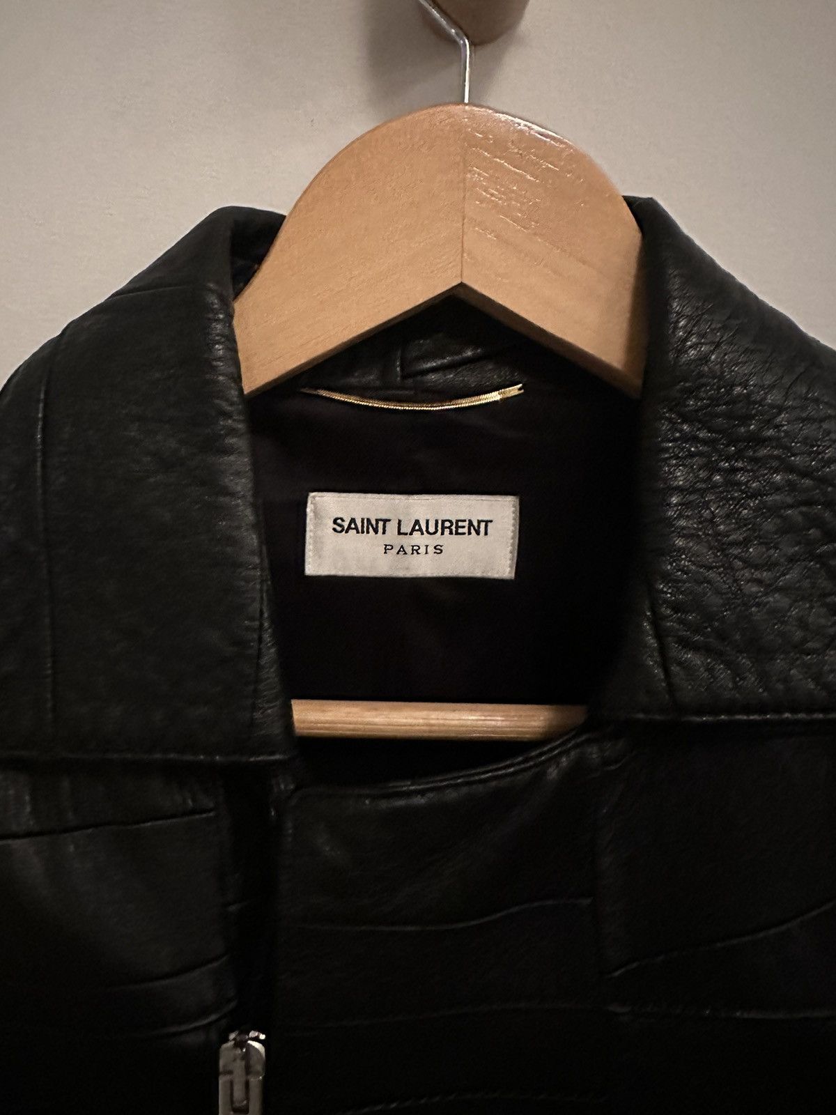 Saint Laurent Paris $9900 Saint Laurent Patchwork Rider Jacket Size US S / EU 44-46 / 1 - 5 Thumbnail