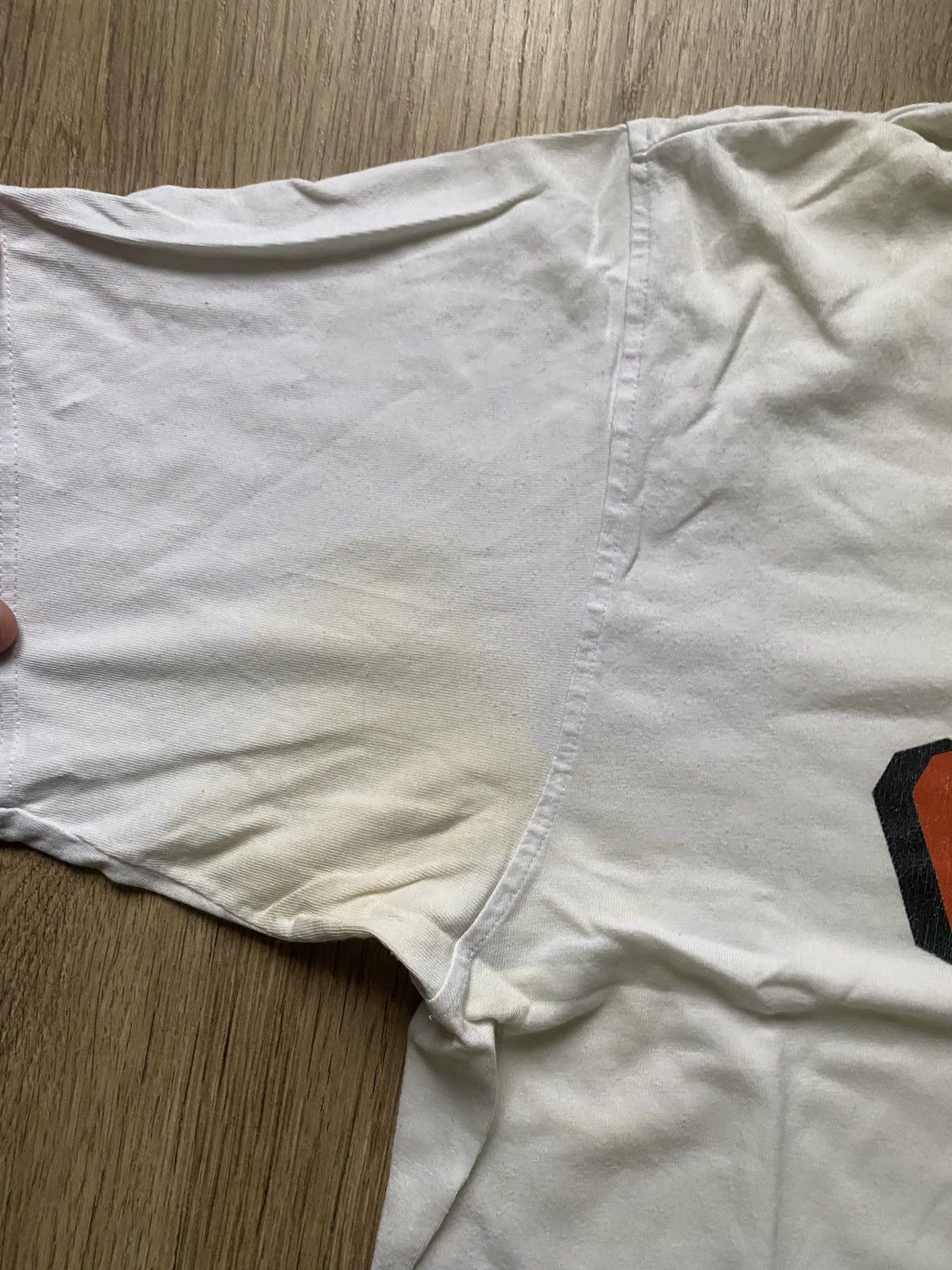 Nike × Vintage Vintage Nike KNVB orange centre logo Y2K Netherlands t shirt Size US L / EU 52-54 / 3 - 3 Thumbnail