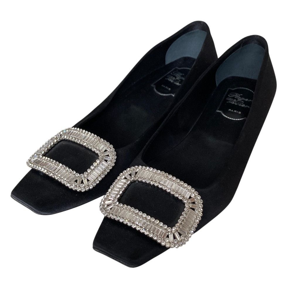 Roger Vivier Roger Vivier Roger Vivier Belle Vivier Satin Pumps Textile Shoes DUTY FREE for USA Size ONE SIZE - 1 Thumbnail
