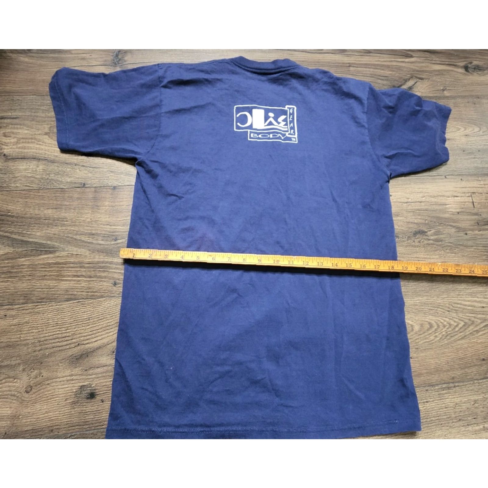 Jerzees VINTAGE 90s Jerzees T-Shirt Mens M Look Ya Gear Double Sided Hip Hop Urban Blue Crew Neck Short Sleeve Cotton 1990s 90s Men’s T-Shirt Size US M / EU 48-50 / 2 - 2 Thumbnail