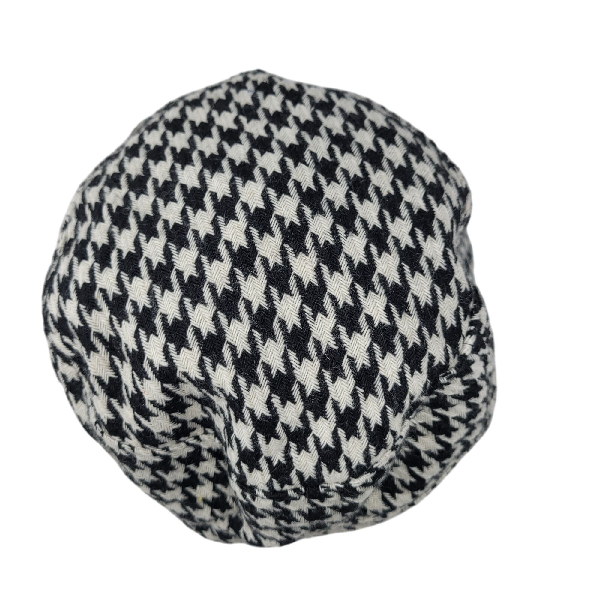 Disney Disney Parks Authentic Black White Houndstooth Newsboy Cap R Size ONE SIZE - 6 Thumbnail
