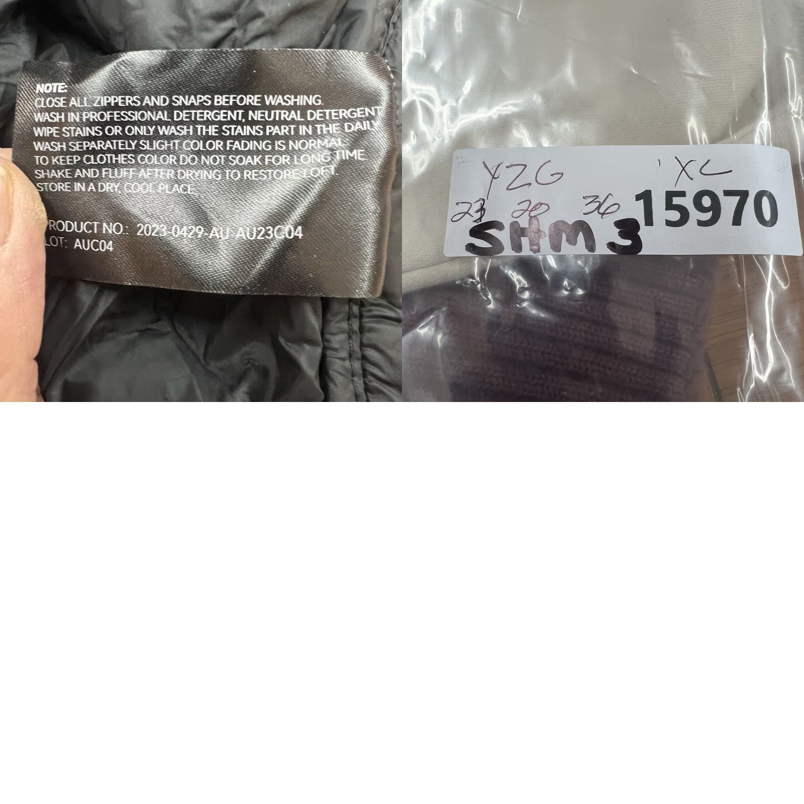 Vintage YZG Packable Down Puffer Coat Women Lightweight Jacket XL Black Hooded Coat Size XL / US 12-14 / IT 48-50 - 9 Thumbnail